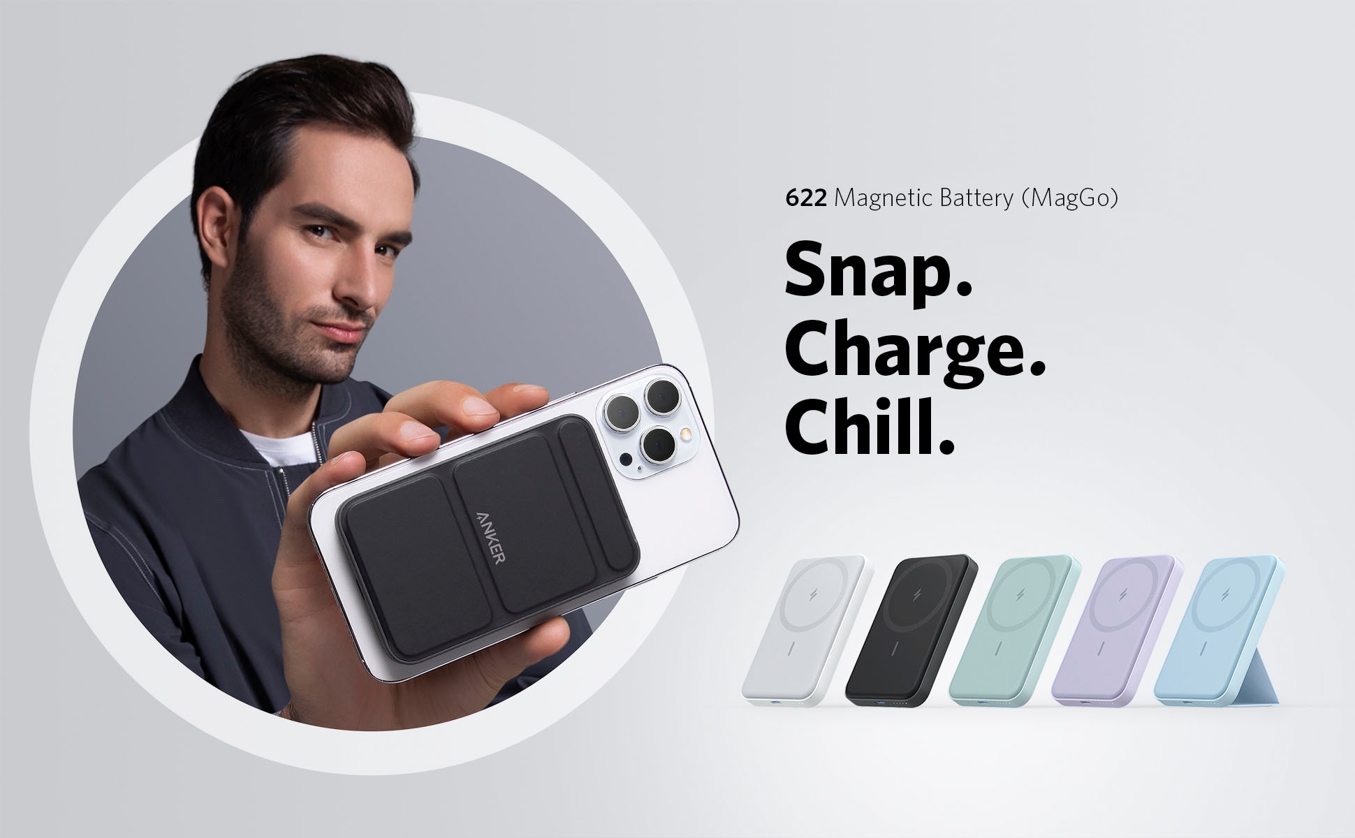 Anker Akku »622 Magnetic Battery 5K (MagGo)«, 5000 mAh
