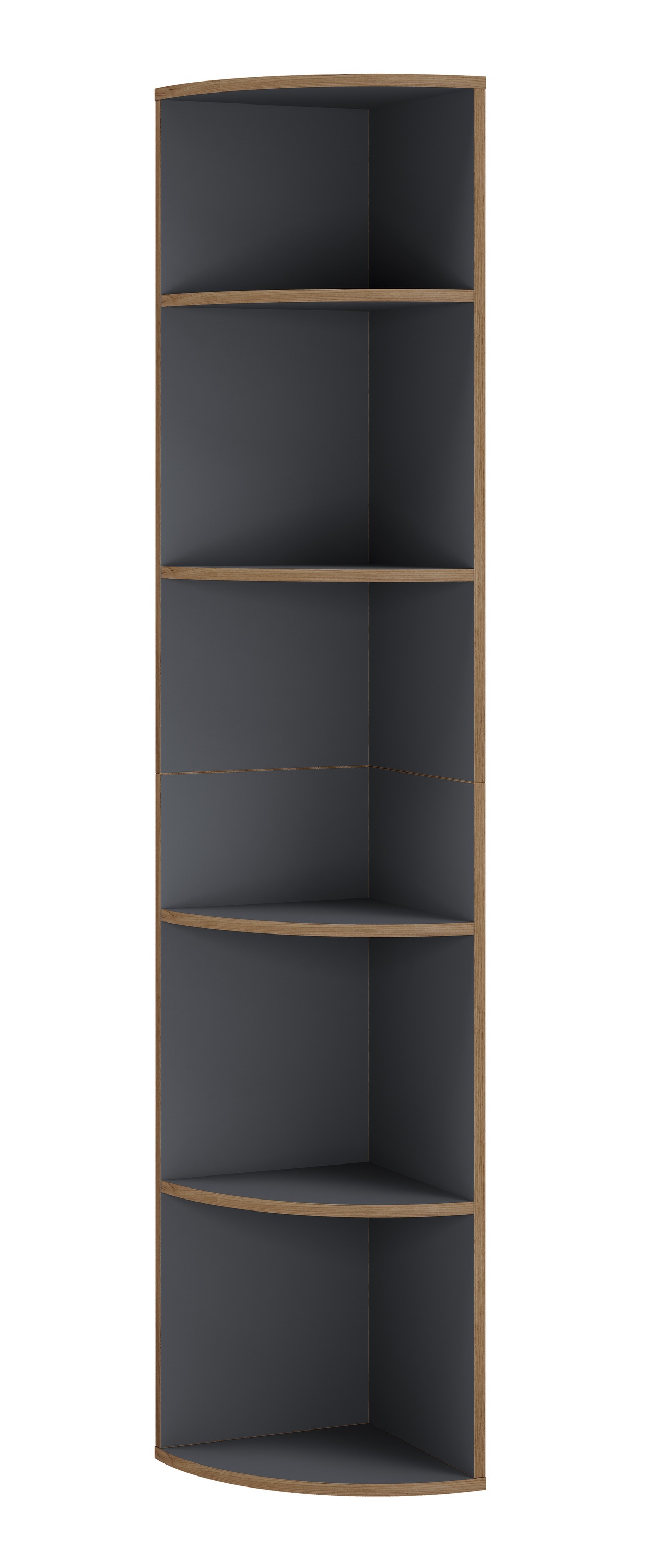 VCM Bücherregal "Elegantes Holzregal Eckregal Regal Salia 5fach" 1 Stk. tlg günstig online kaufen