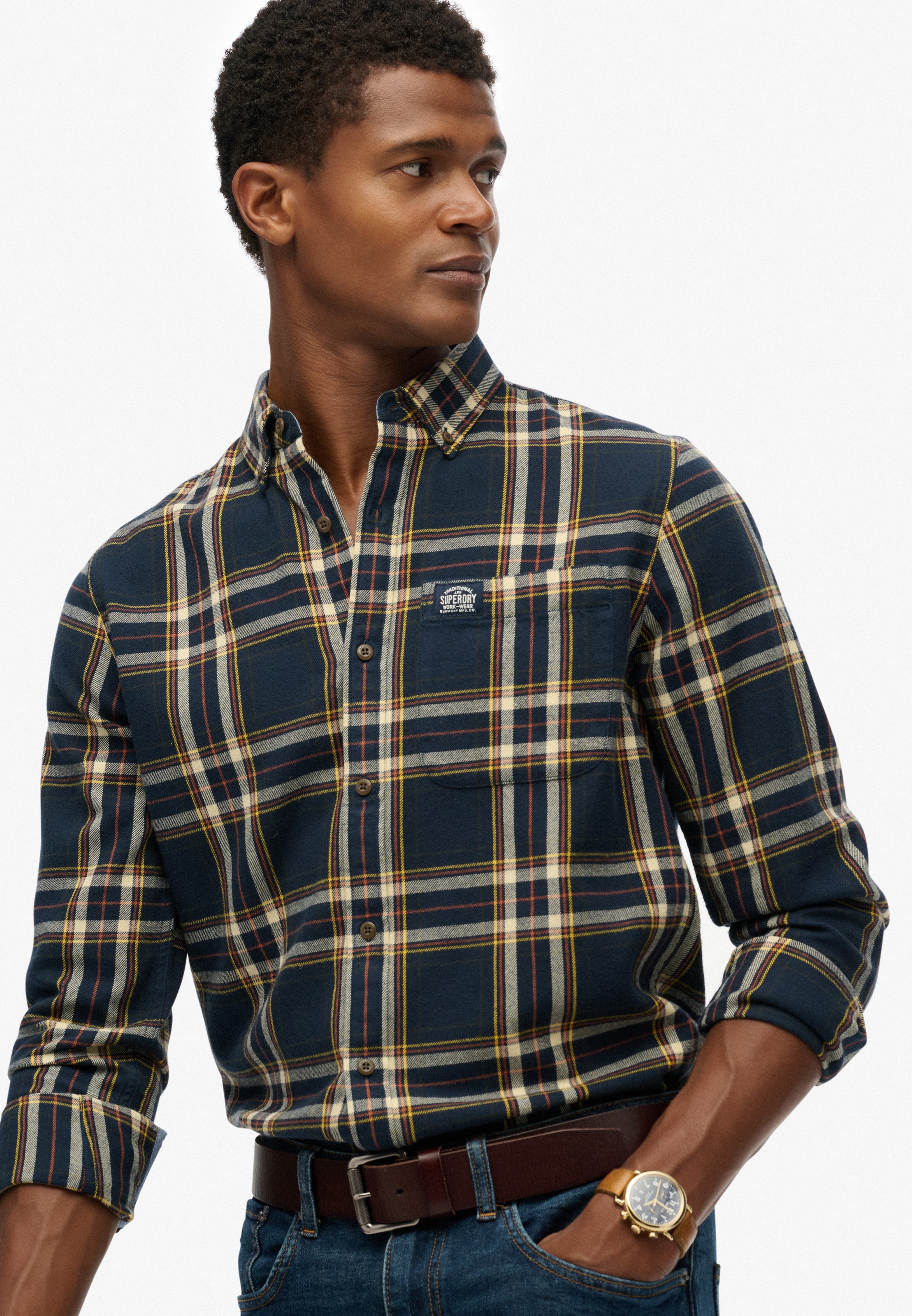 Superdry Langarmhemd "L/S COTTON LUMBERJACK SHIRT" günstig online kaufen