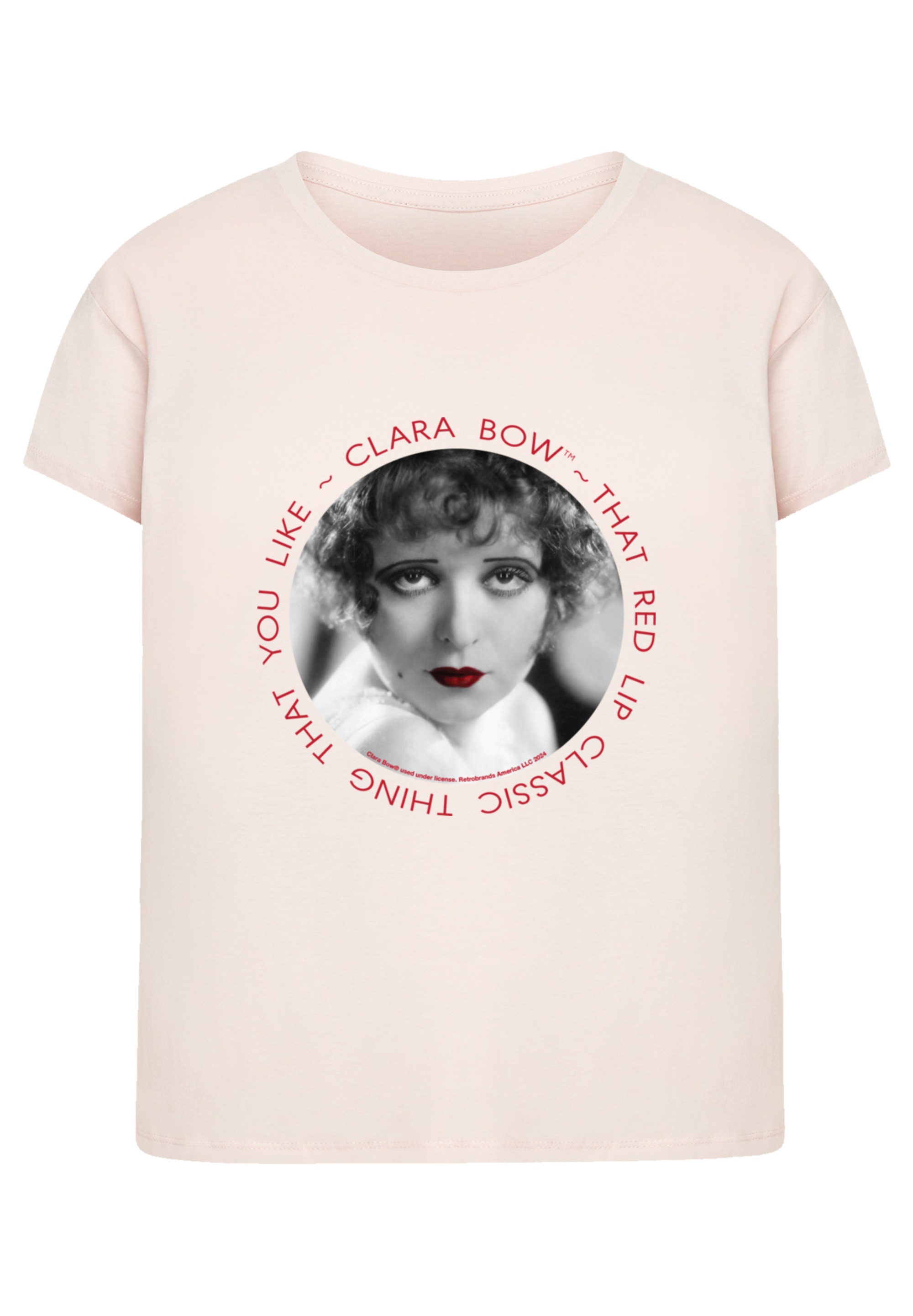 F4NT4STIC T-Shirt "Clara Bow That Red Lip Classic Thing Circle", Premium Qu günstig online kaufen