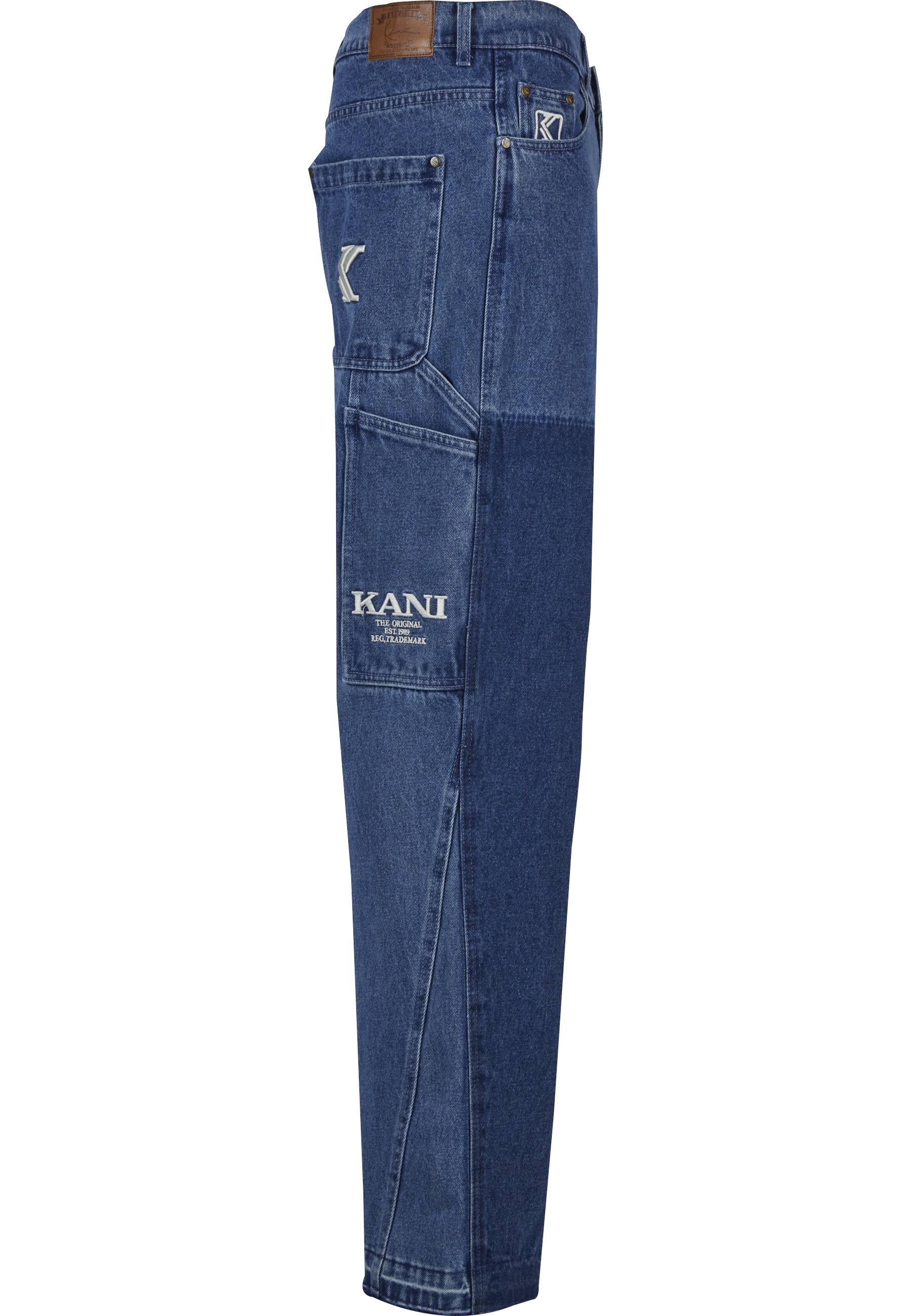 Karl Kani Bequeme Jeans »Karl Kani Karl Kani OG Washed Denim Carpenter Pants«