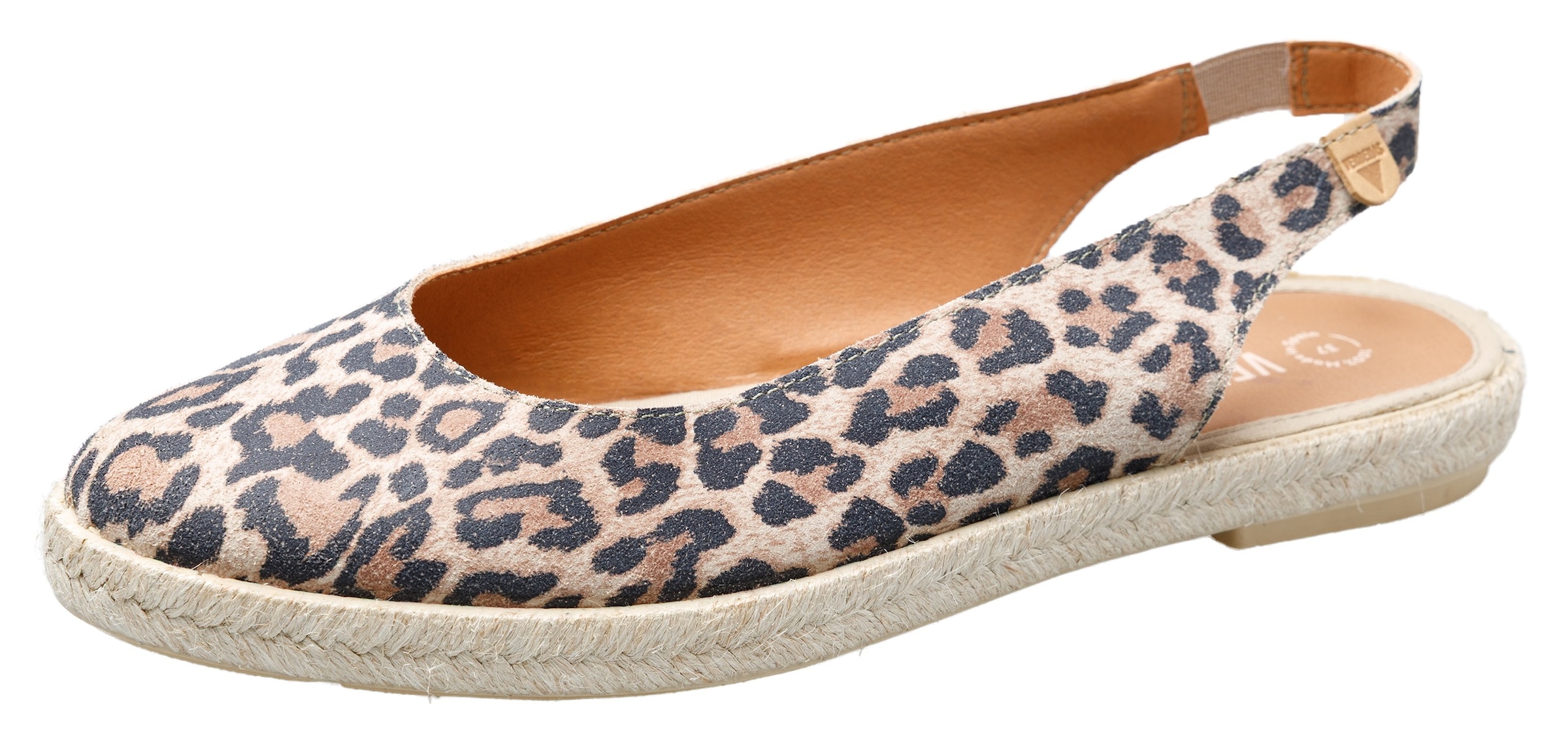 VERBENAS Slingsandale "Kiara Leopardo Grande", Sommerschuh, Sling, Schlupfs günstig online kaufen