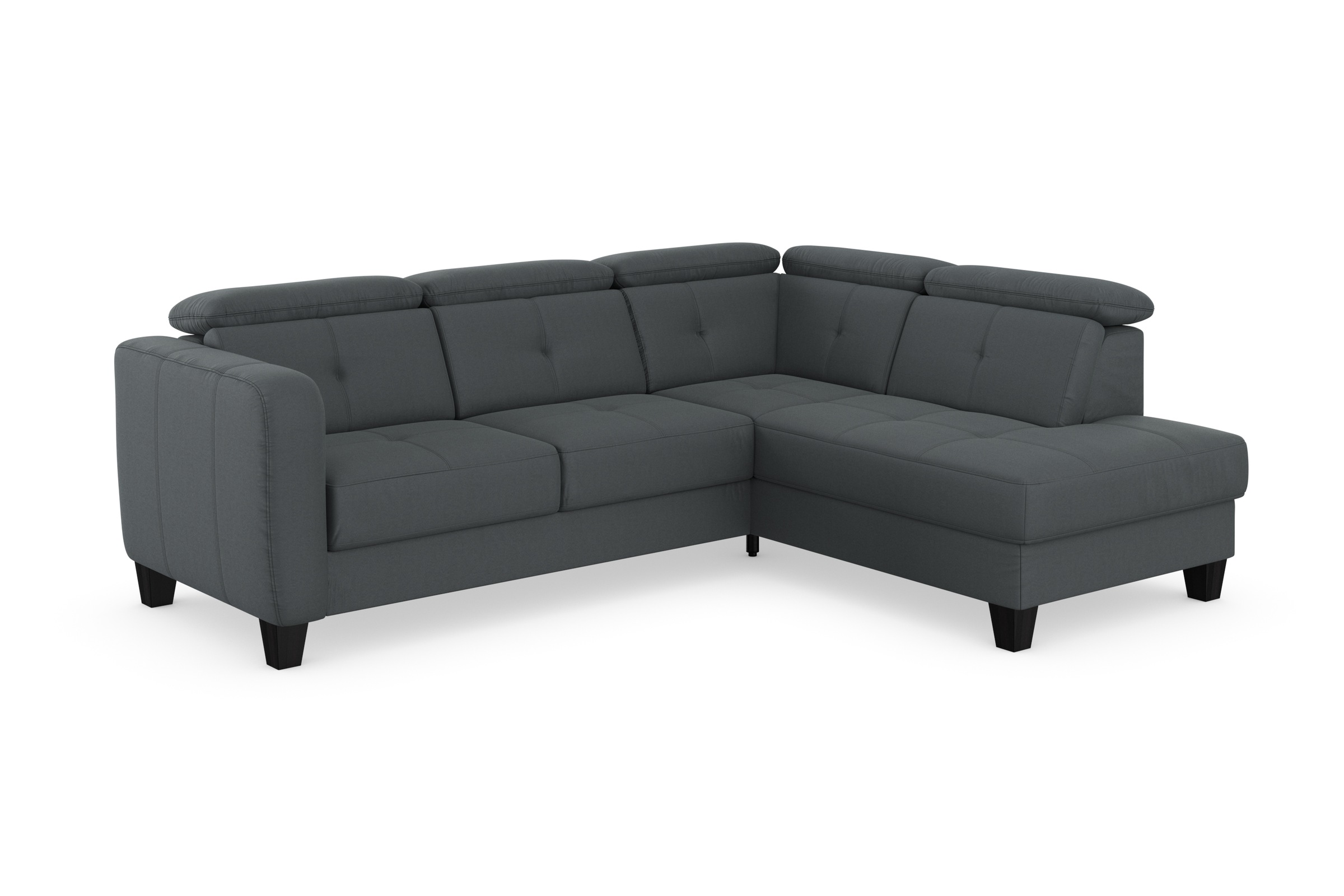 Thumbnail - sit&more Ecksofa "Belluci L-Form" inklusive Federkern, wahlweise mit Bettfunktion und Bettkasten