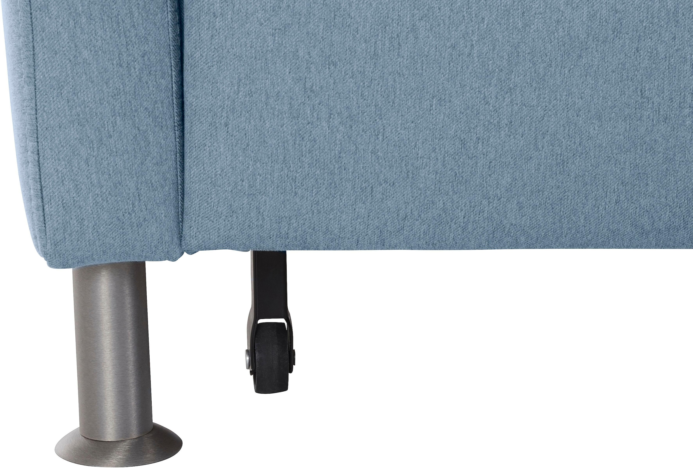exxpo - sofa fashion Ecksofa »Maretto, bequem und komfortabel, L-Form«, inkl. Kopf- bzw. Rückenverstellung, wahlweise mit Bettfunktion