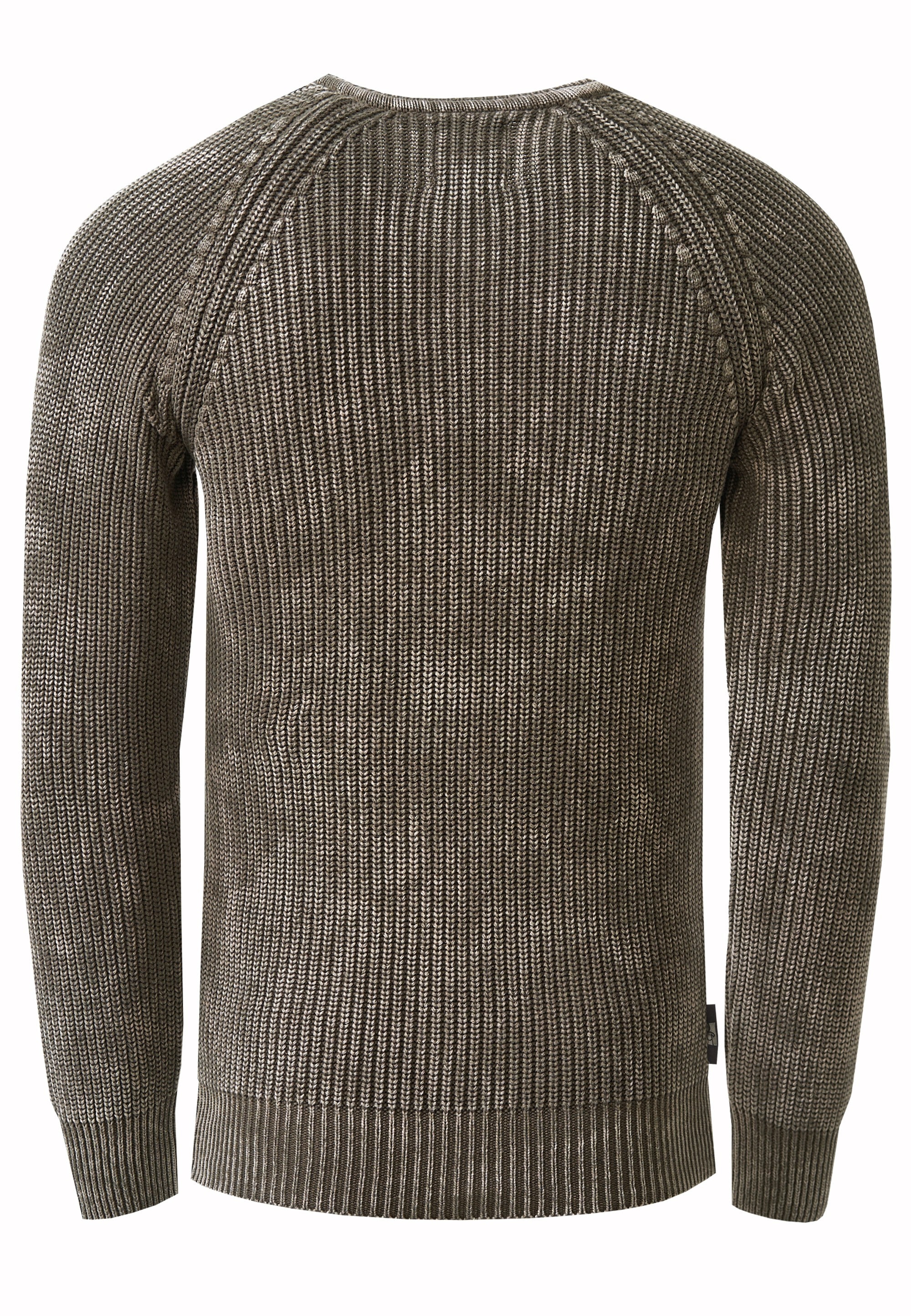 Rusty Neal Strickpullover, im dezenten Batik-Design