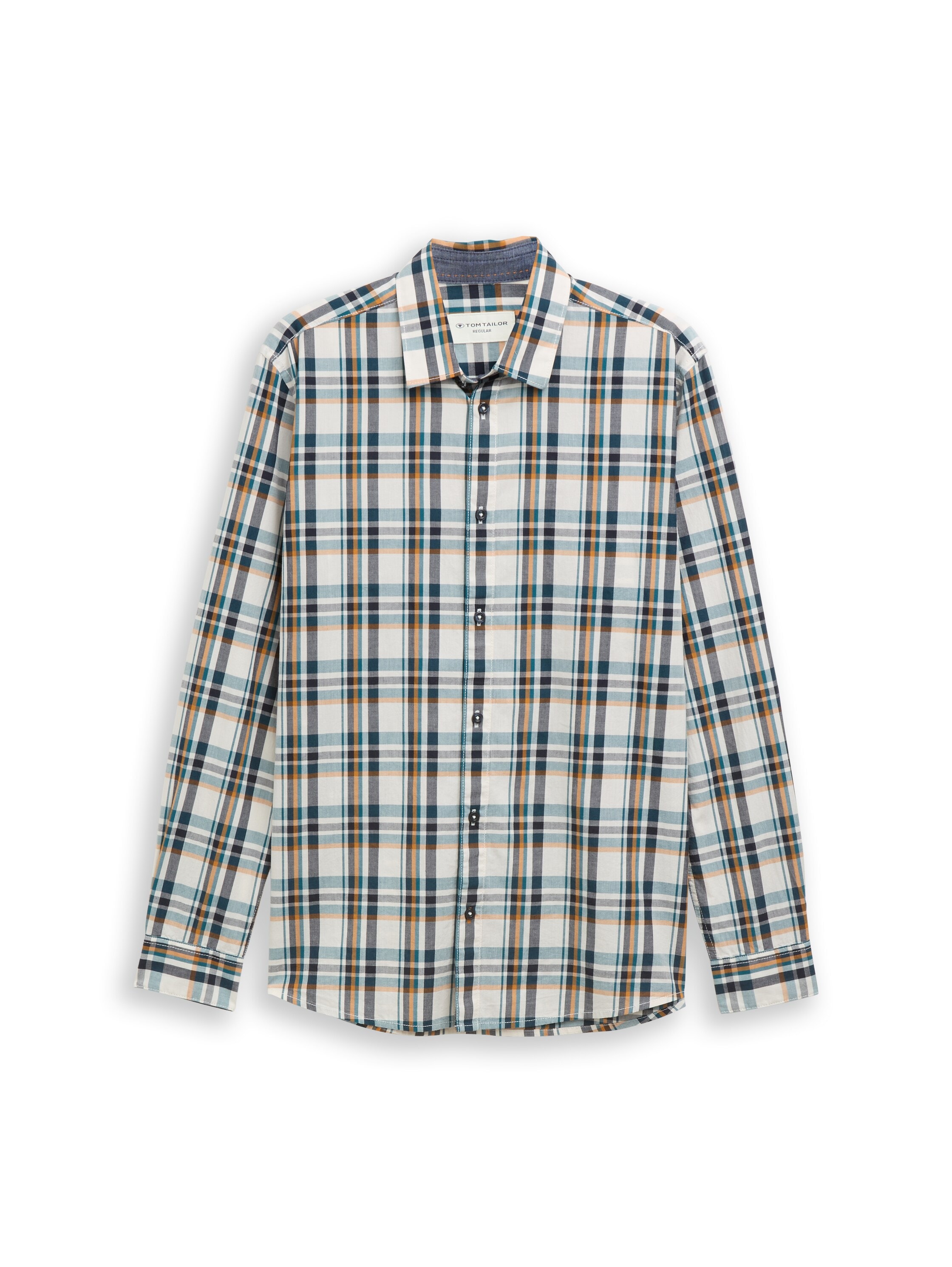 TOM TAILOR Langarmhemd mit Karomuster