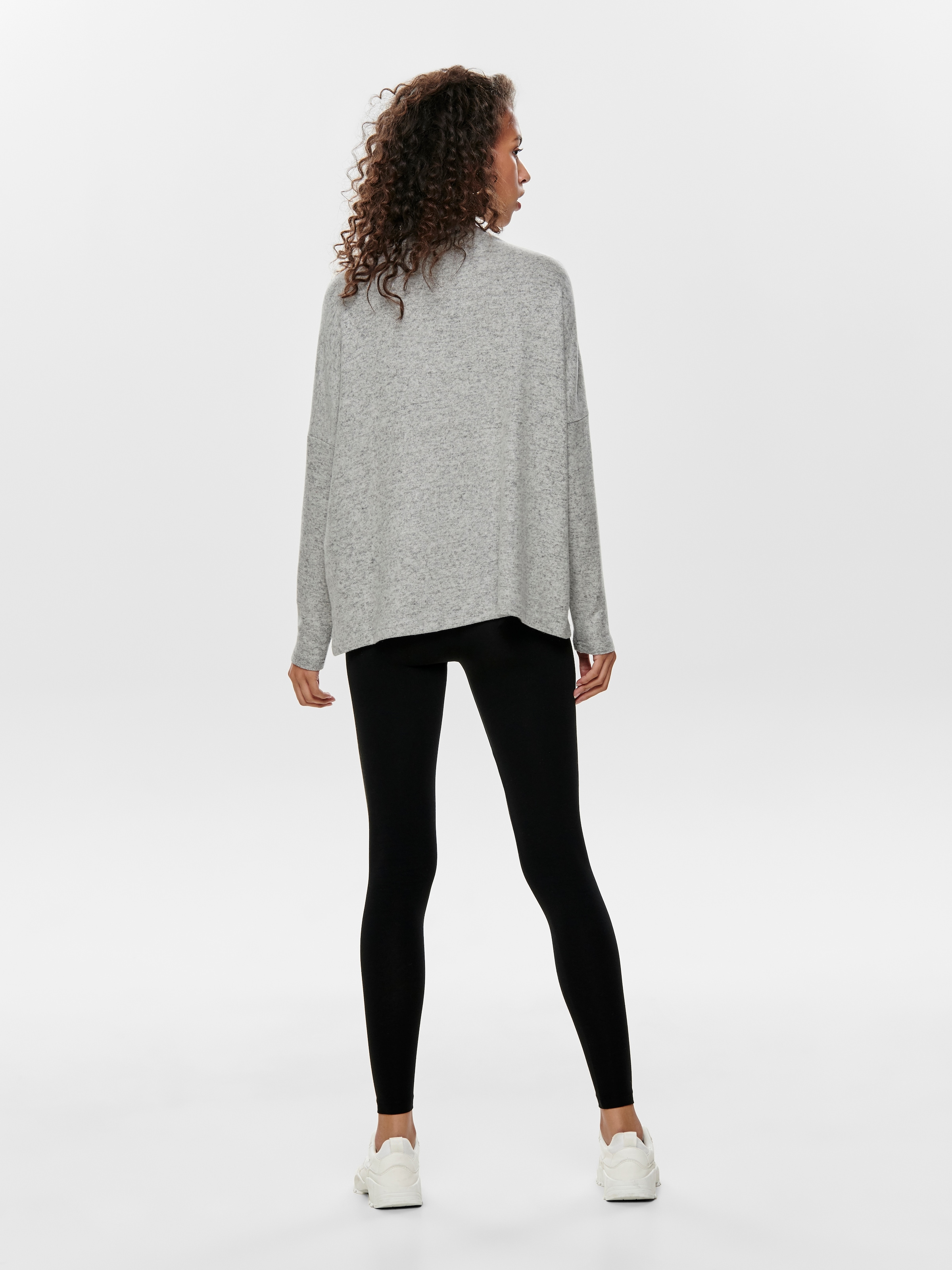 ONLY Leggings »ONLLIVE – Elastischer Bund für Komfort und Bewegungsfreiheit«, sehr figurbetont, Jersey, Baumwollmischung, elastisch, unifarben