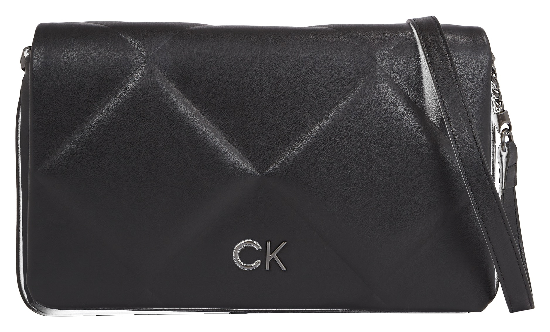 Calvin Klein Schultertasche »RE-LOCK QUILT SHOULDER BAG«, mit geometrischer Diamant-Polsterung