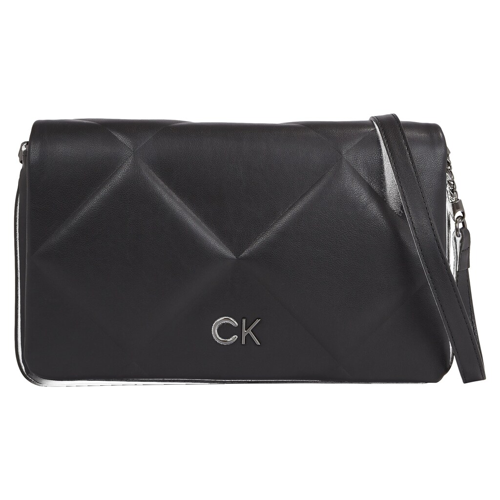 Calvin Klein Schultertasche »RE-LOCK QUILT SHOULDER BAG«, mit geometrischer Diamant-Polsterung