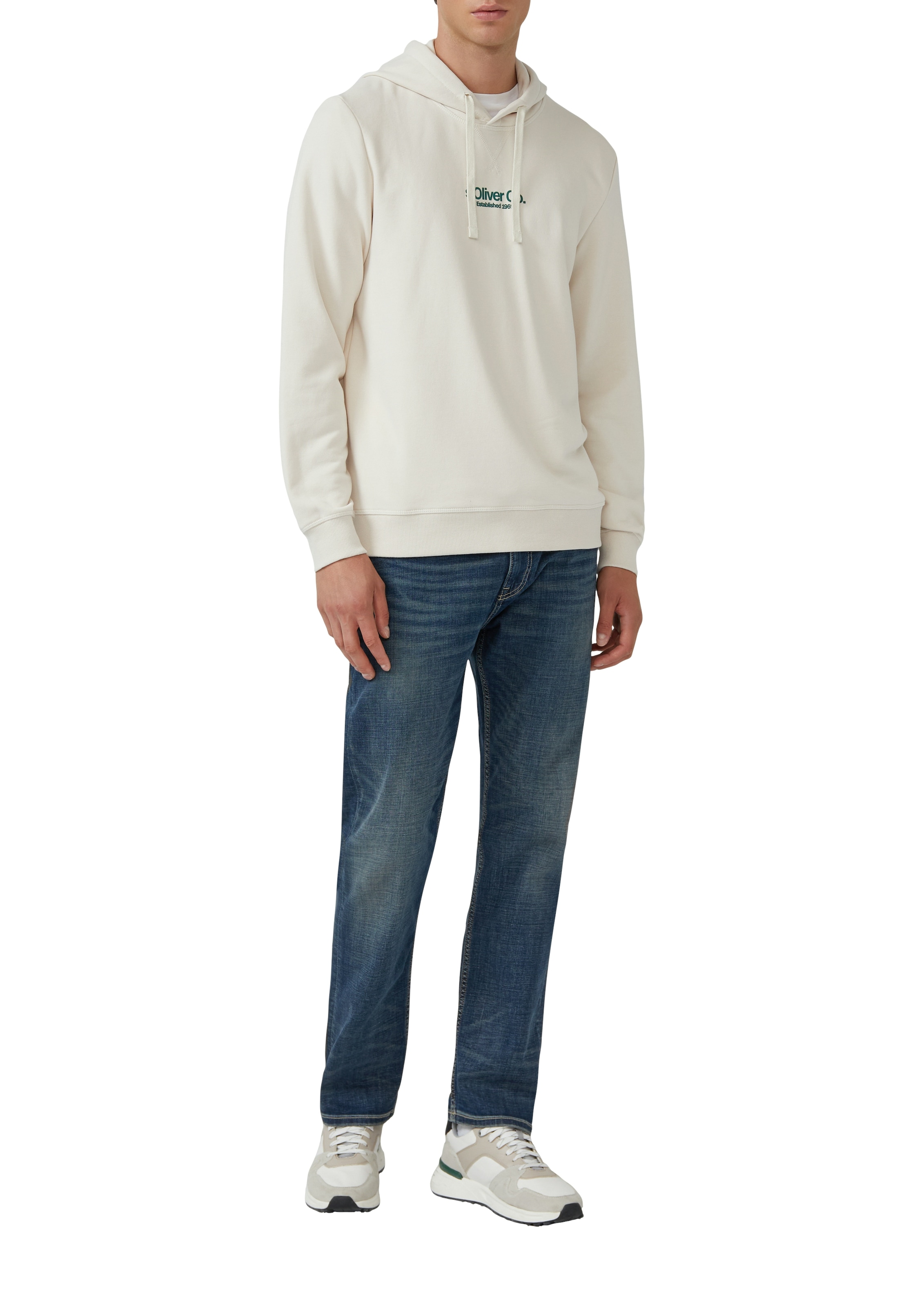 s.Oliver Hoodie, mit Logo Schriftzug