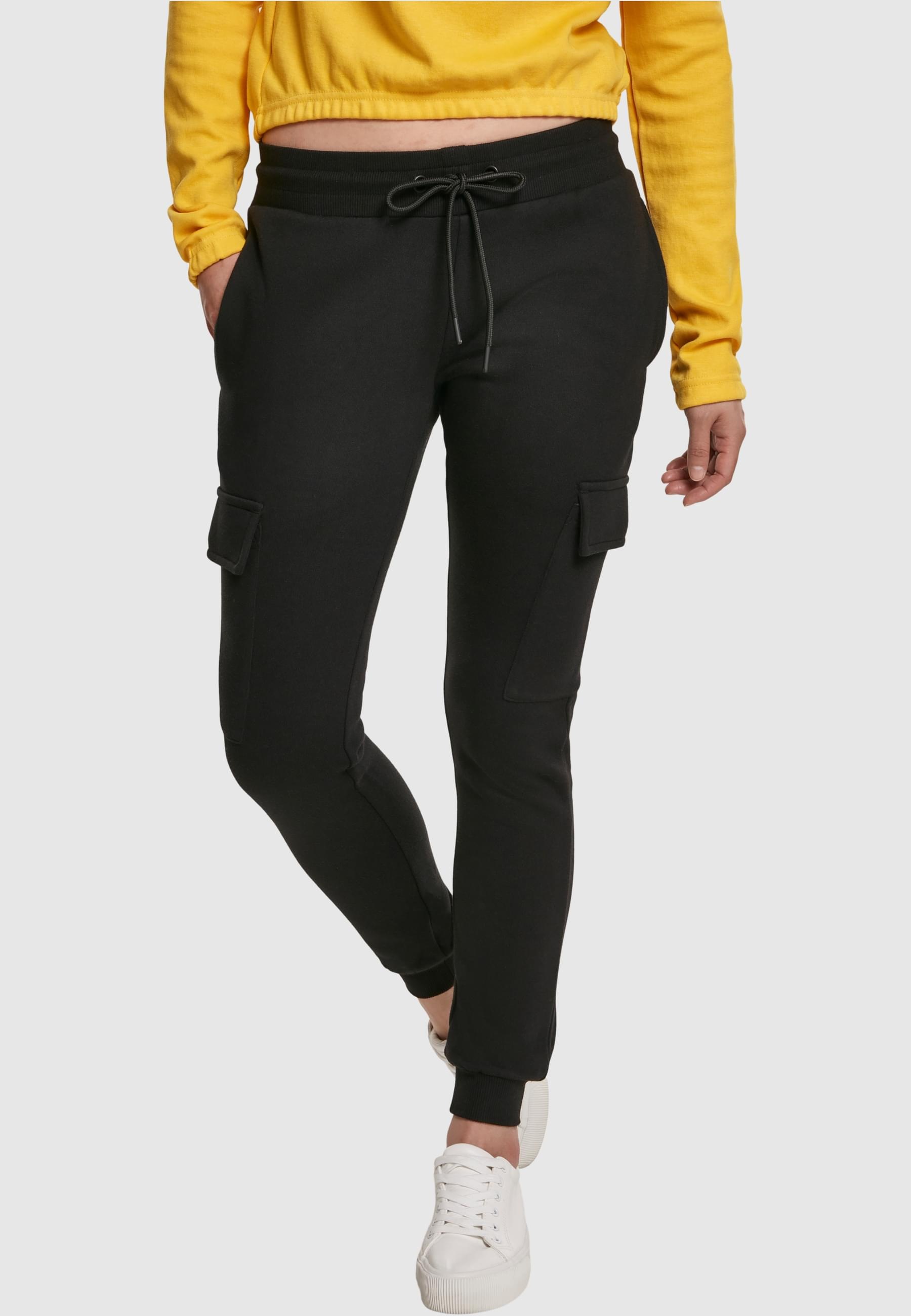 URBAN CLASSICS Stoffhose »Urban Classics Damen Ladies Cargo Sweat Pants«, (1 tlg.)