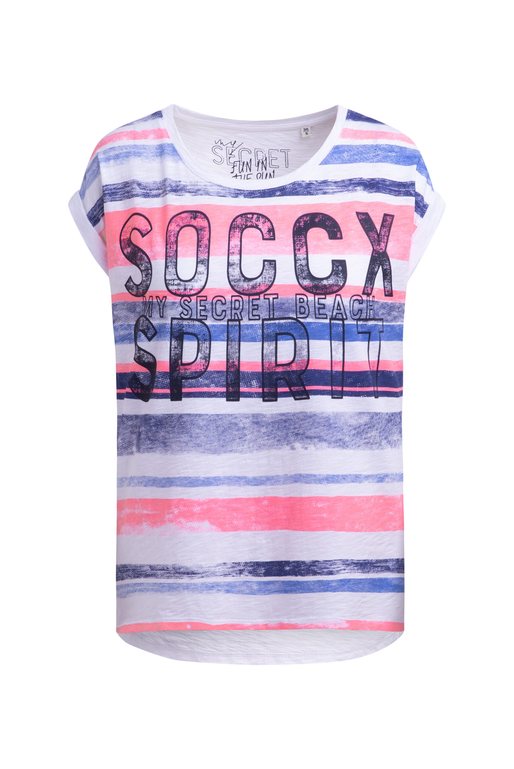 SOCCX Rundhalsshirt aus Baumwolle