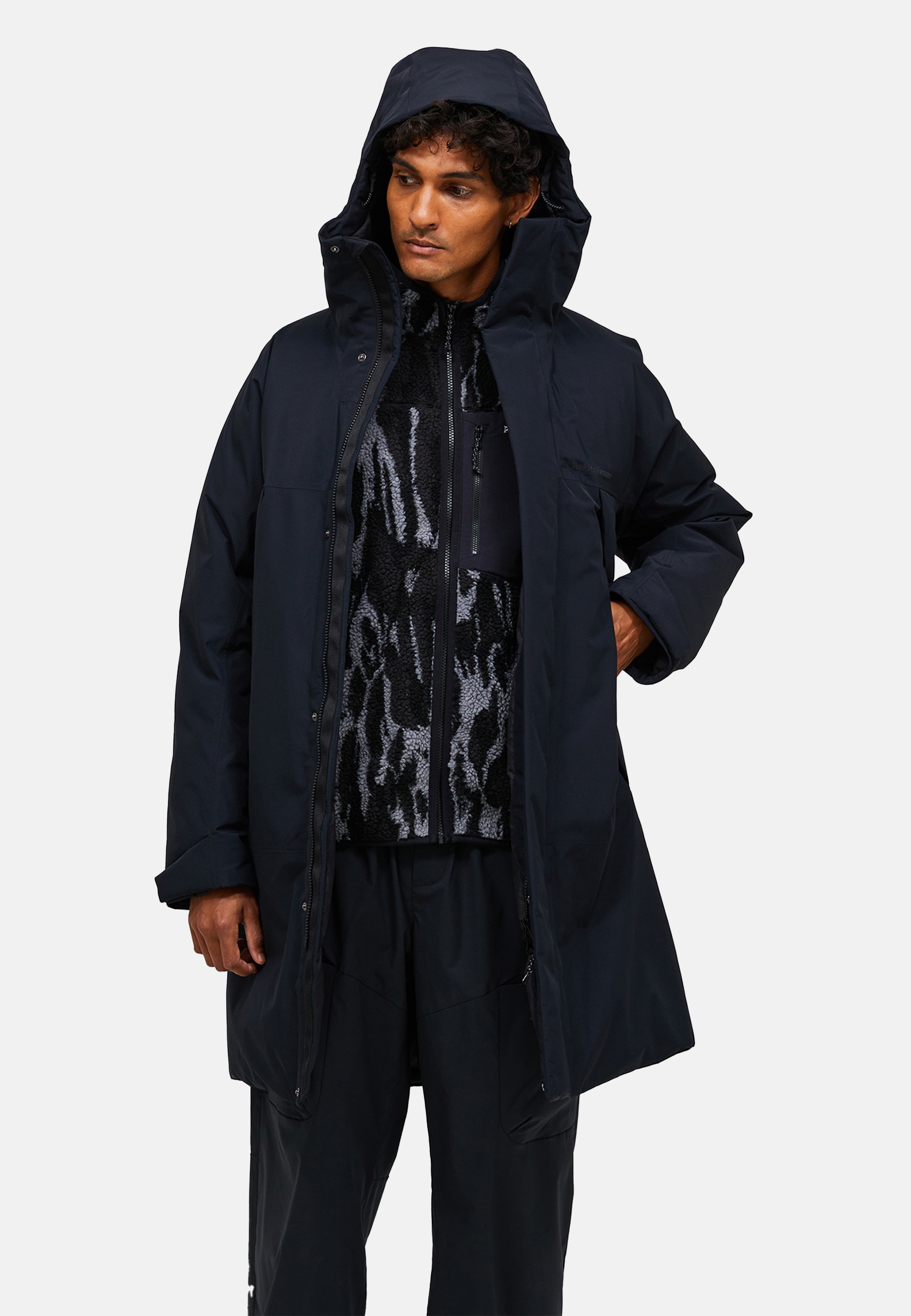Peak Performance Daunenmantel »M Treeline Hipe® 2l Down Shell Parka« wasserabweisend