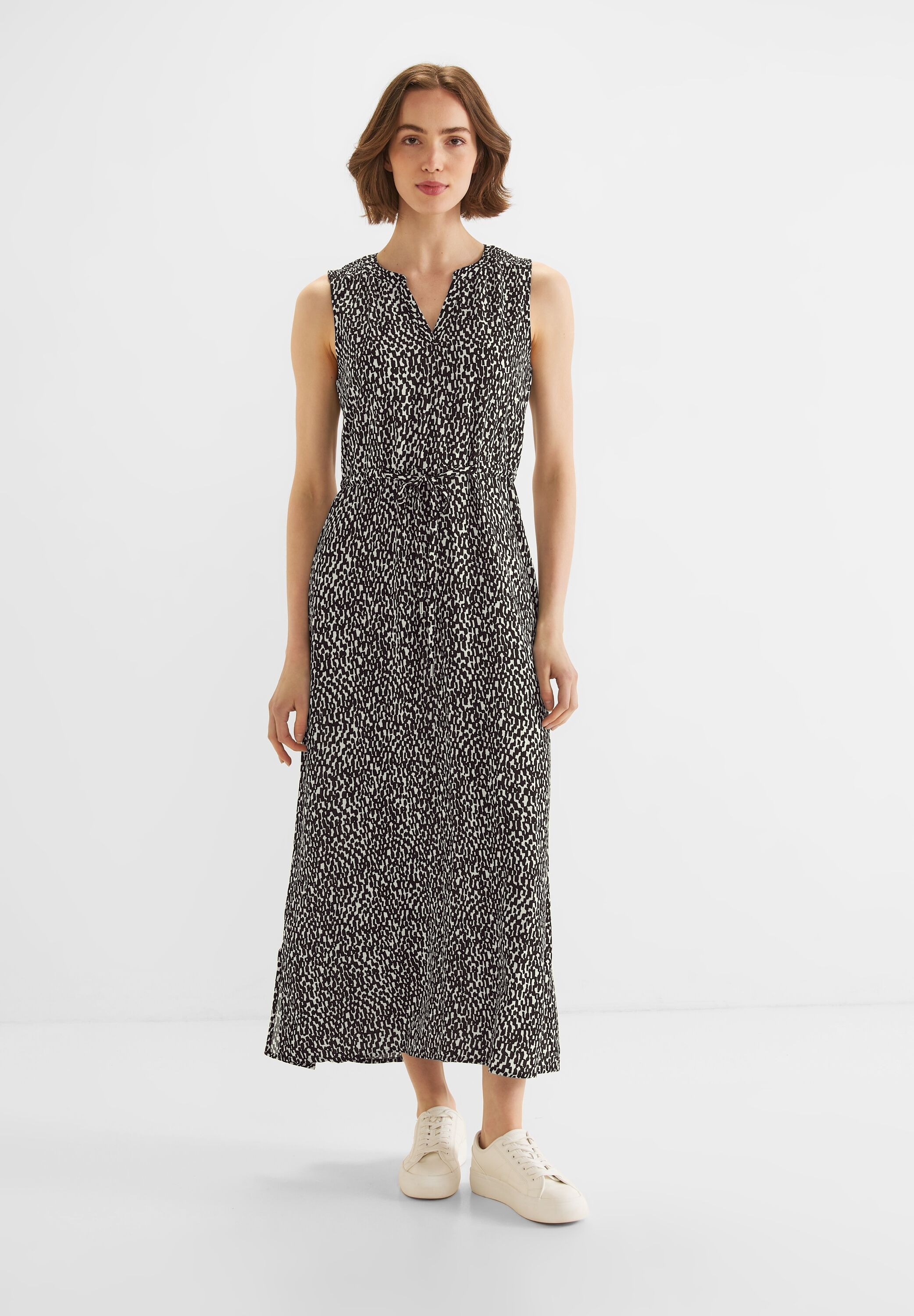 STREET ONE Maxikleid, mit Leo-Muster