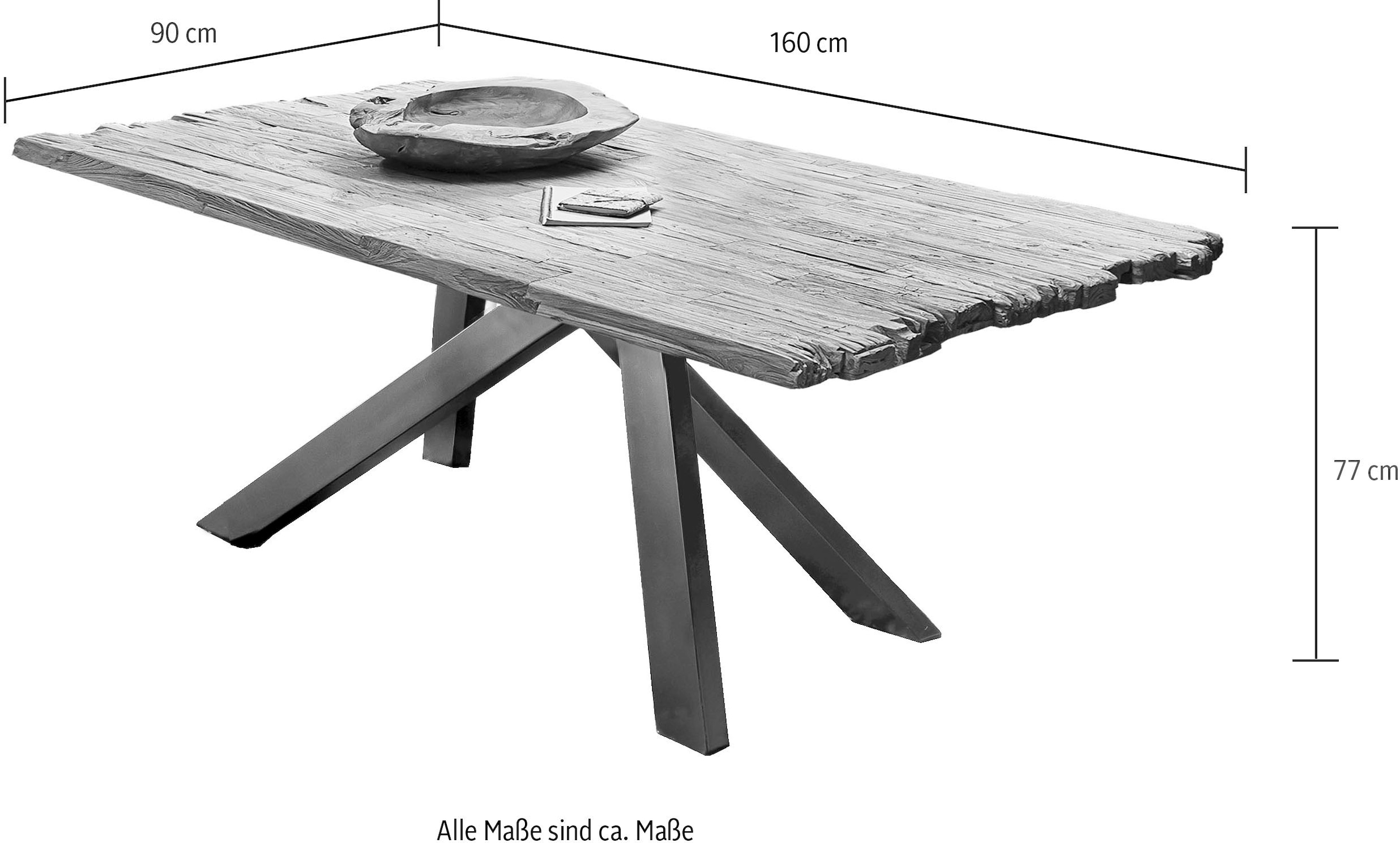 SIT Esstisch, mit Bruchkante BAUR | bestellen