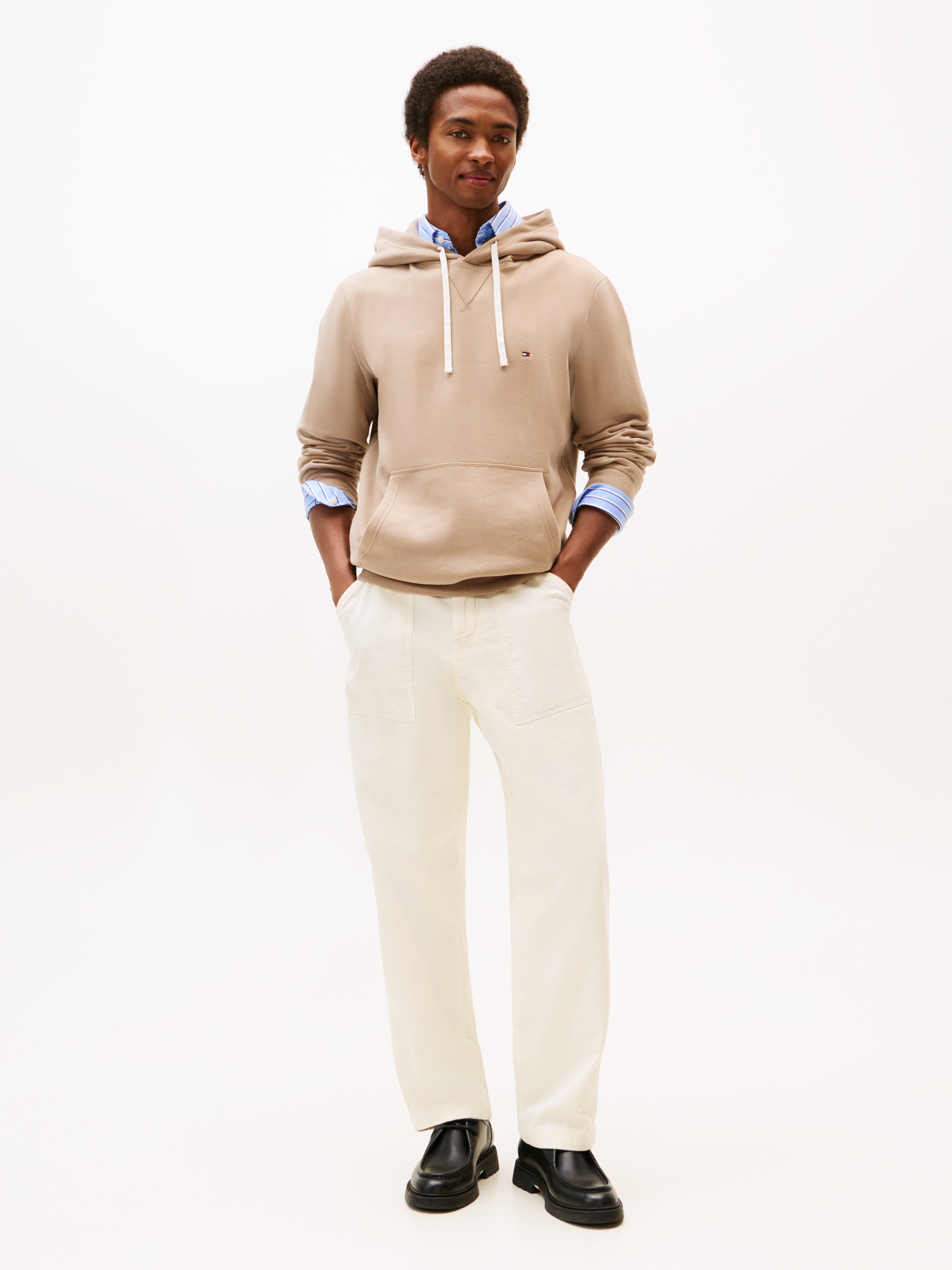 Thumbnail - Tommy Hilfiger Hoodie "ESS SEASONAL FLEECE HOODY mit Kapuze und Kängurutasche" unifarben, casual, regular fit, Baumwollm...