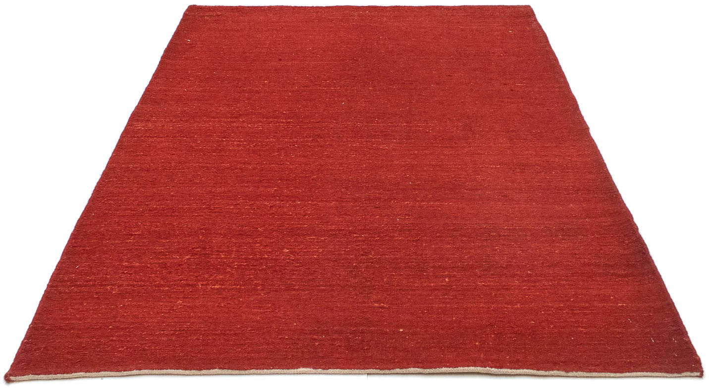 Black Friday morgenland Wollteppich »Gabbeh Teppich handgeknüpft rot«,  rechteckig, handgeknüpft | BAUR