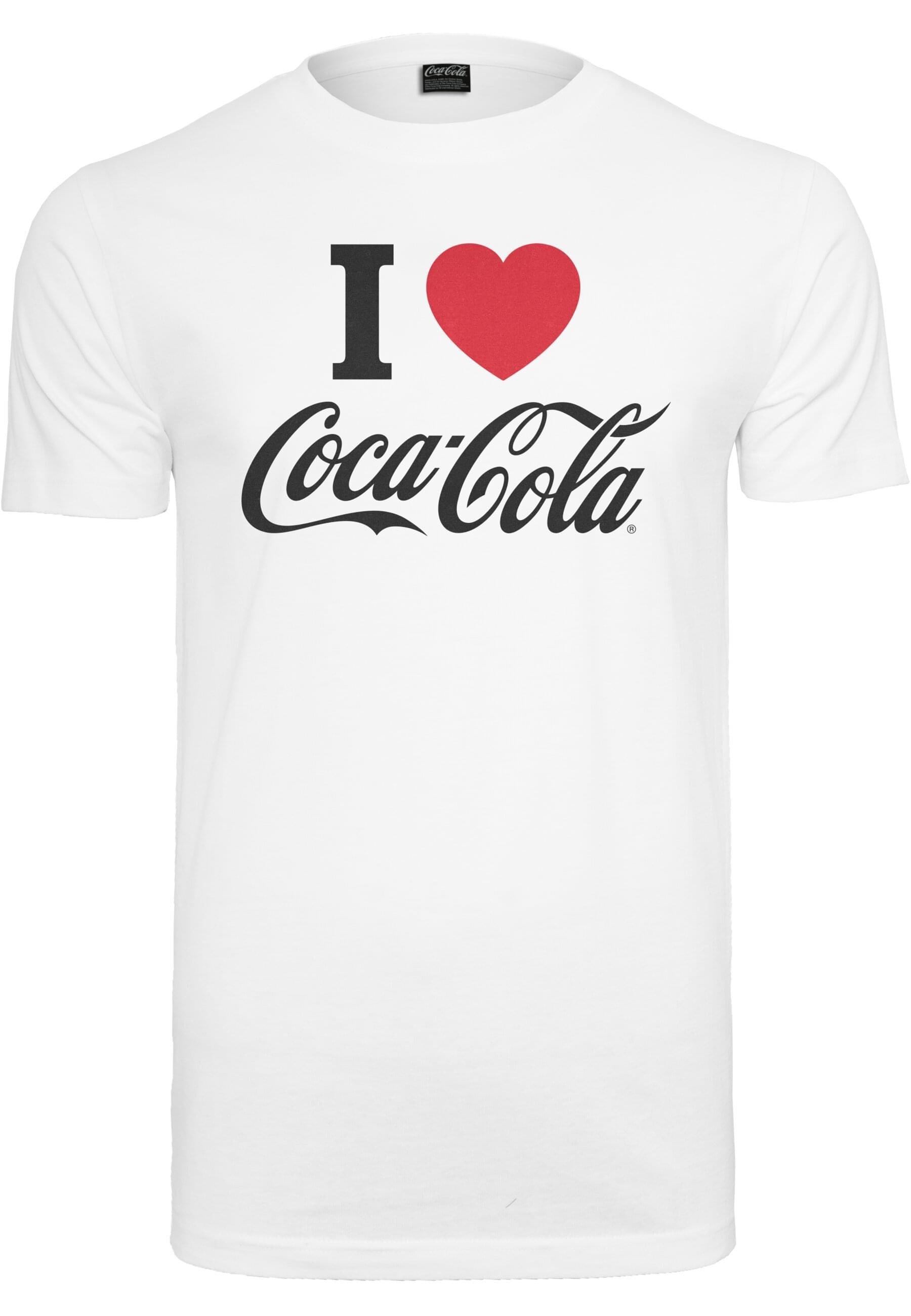 Merchcode T-Shirt "Merchcode Herren Coca Cola I Love Coke Tee" 1 Stk. tlg. günstig online kaufen