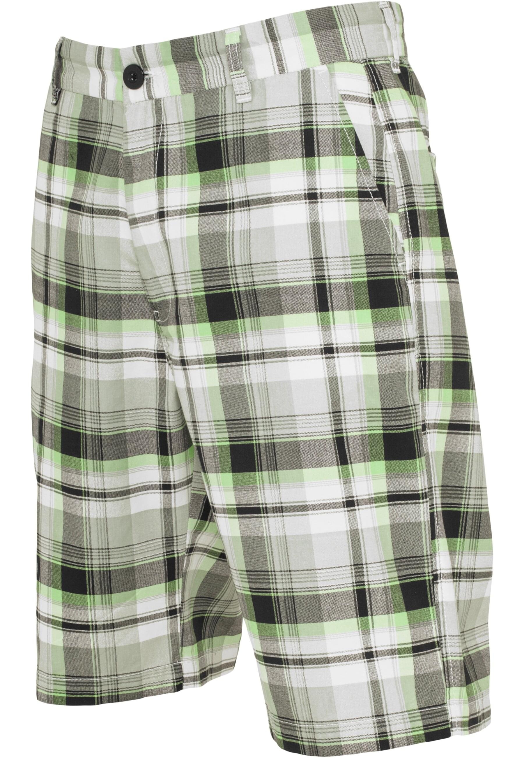 URBAN CLASSICS Stoffhose »Urban Classics Herren Big Checked Shorts«, (1 tlg.)