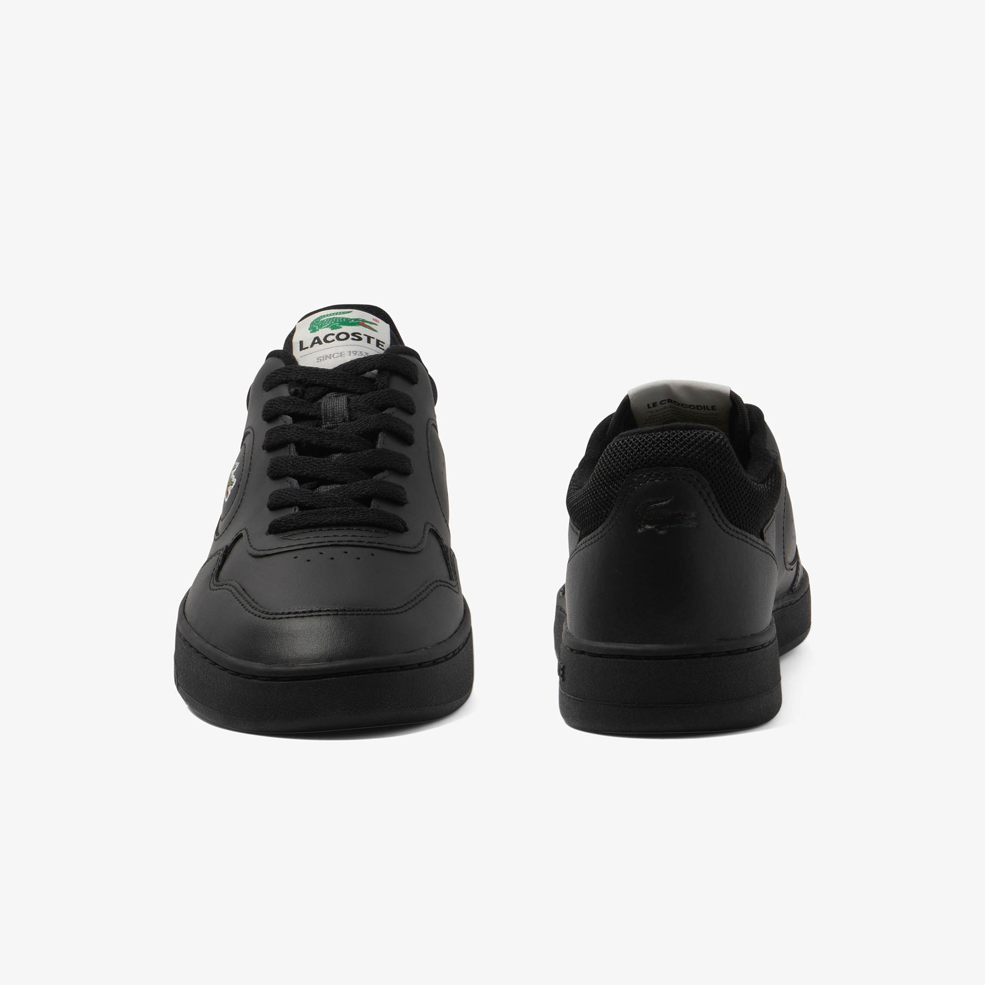 Lacoste black clearance leather sneakers