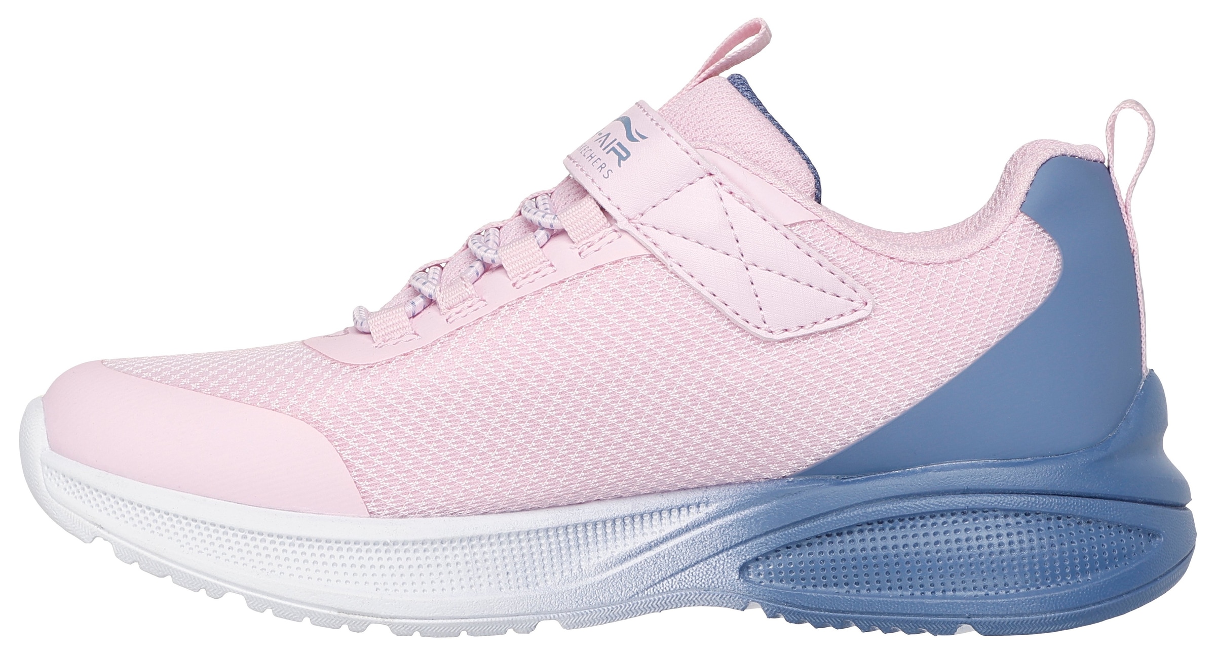 Skechers Kids Sneaker »MICROSPEC MAX ADVANCE«, Slip-OnSneaker, Klettverschluss,S-Logo, Größenschablone zum Download