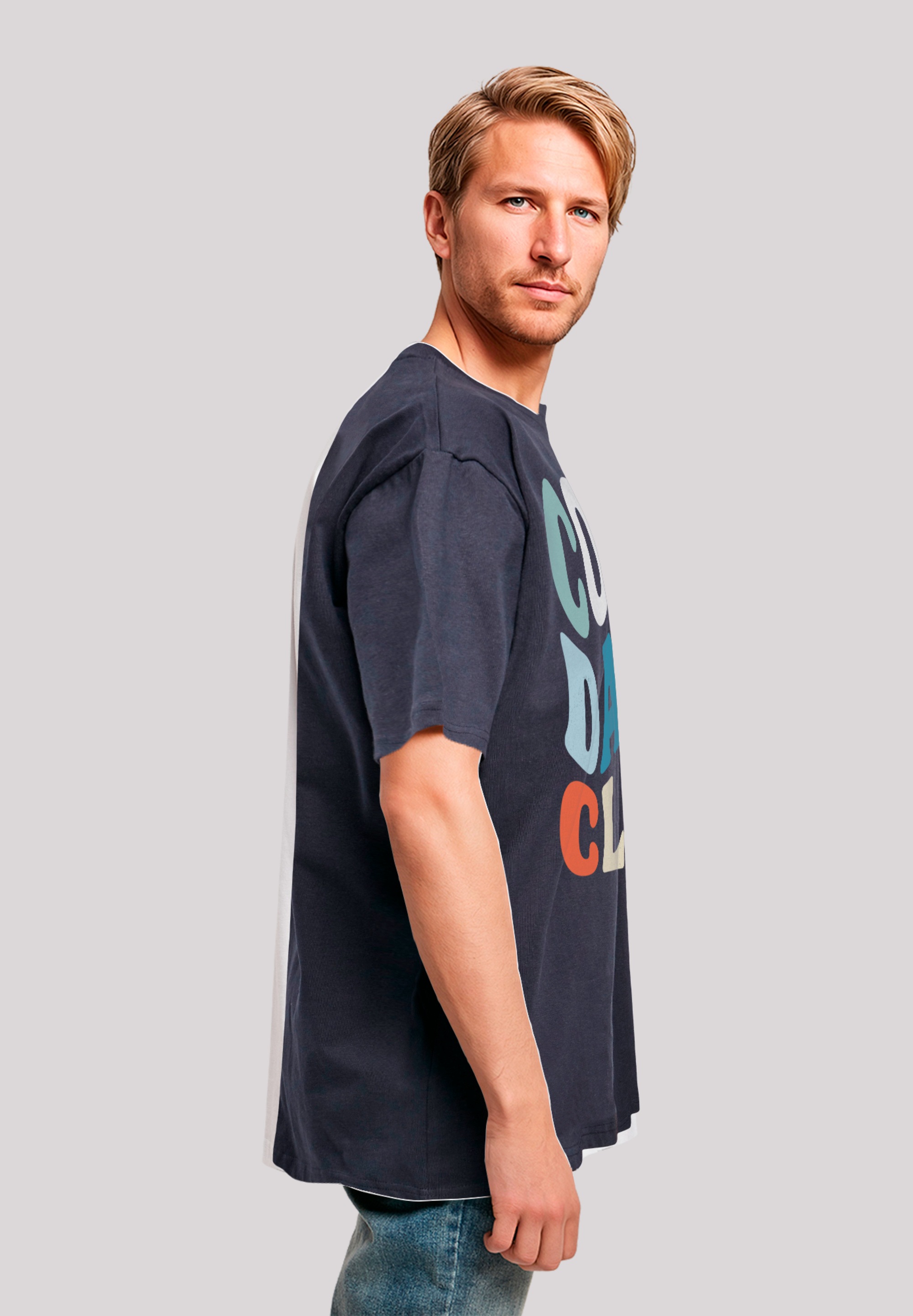 F4NT4STIC T-Shirt »Cool Dads Club«, Premium Qualität
