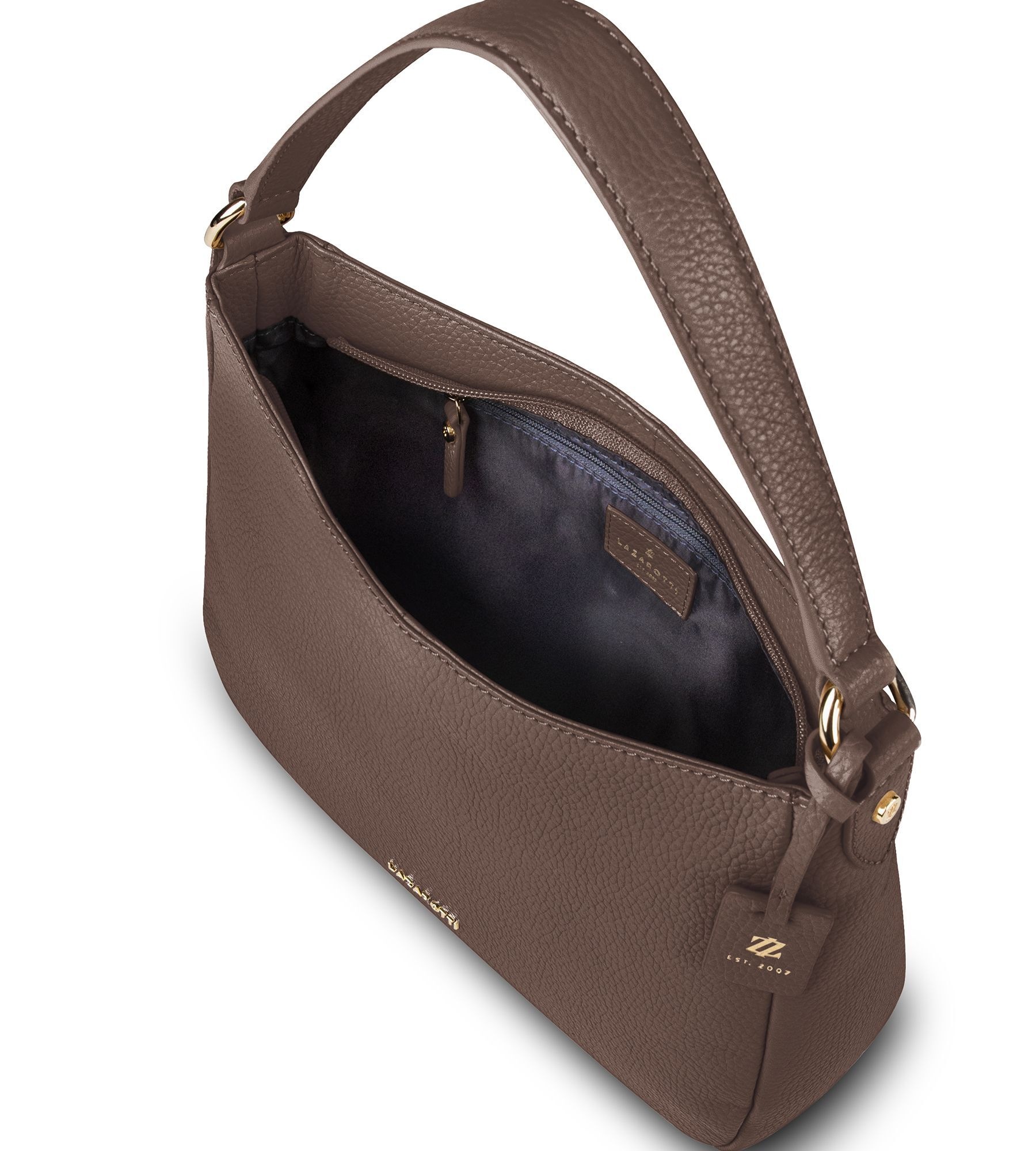 Lazarotti Schultertasche »Bologna Leather Hobo Schultertasche Leder 27 cm«