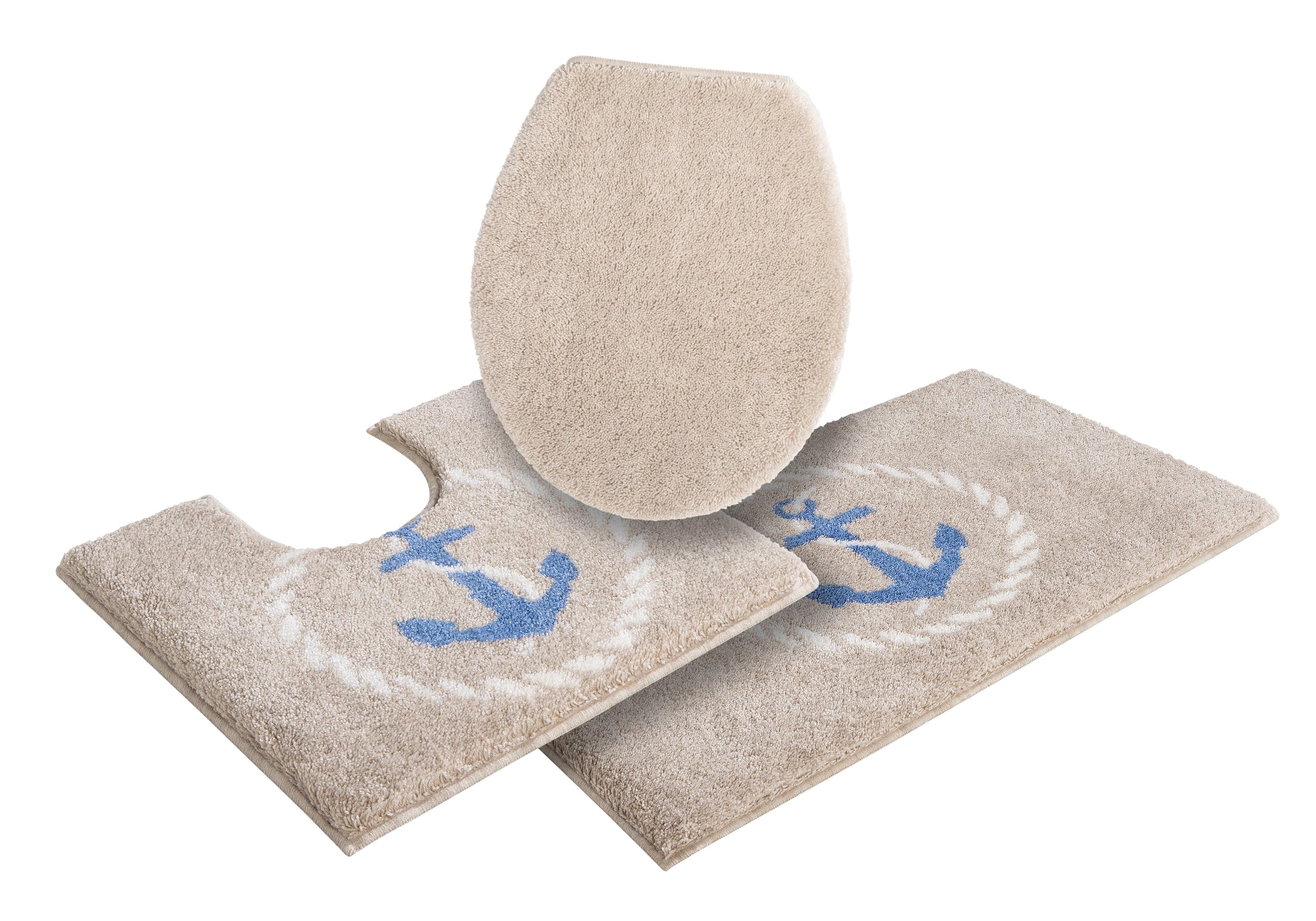 Grund Badematte "Port Louis" Höhe 20 mm rutschhemmend beschichtet fußbodenh günstig online kaufen