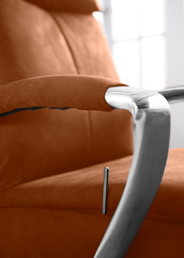 Relaxsessel W.SCHILLIG "rumbaa", braun (cognac z69), B:73cm H:115cm T:84cm, Longlife Xtra-Leder Z69: Das feinnarbige, gedeckte Softleder Z69 besticht durch seine außergewöhnliche Weichheit im trendigen »Vintage-Look«, Hautstärke 0, 9 - 1, 1 mm, Sessel, Re 3