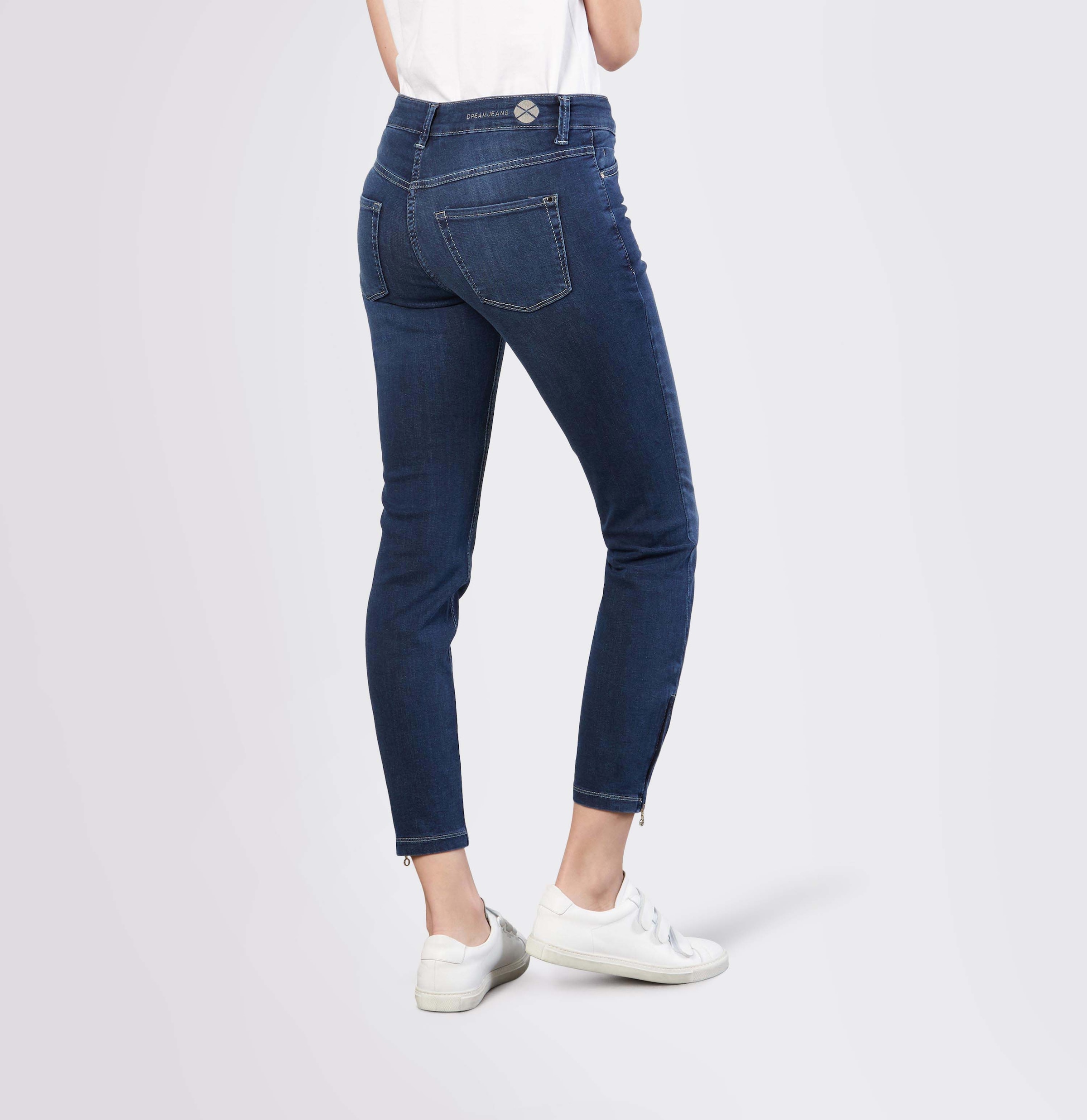 MAC 7/8-Jeans »Dream Chic«, verkürzte Form mit Reißverschluss