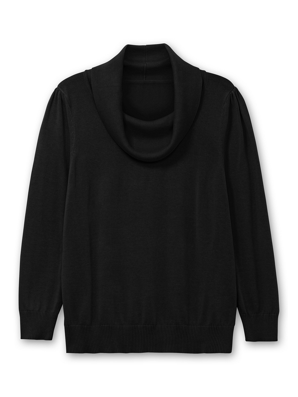 Sheego Strickpullover »Große Größen«, mit weitem Wasserfall-Rollkragen
