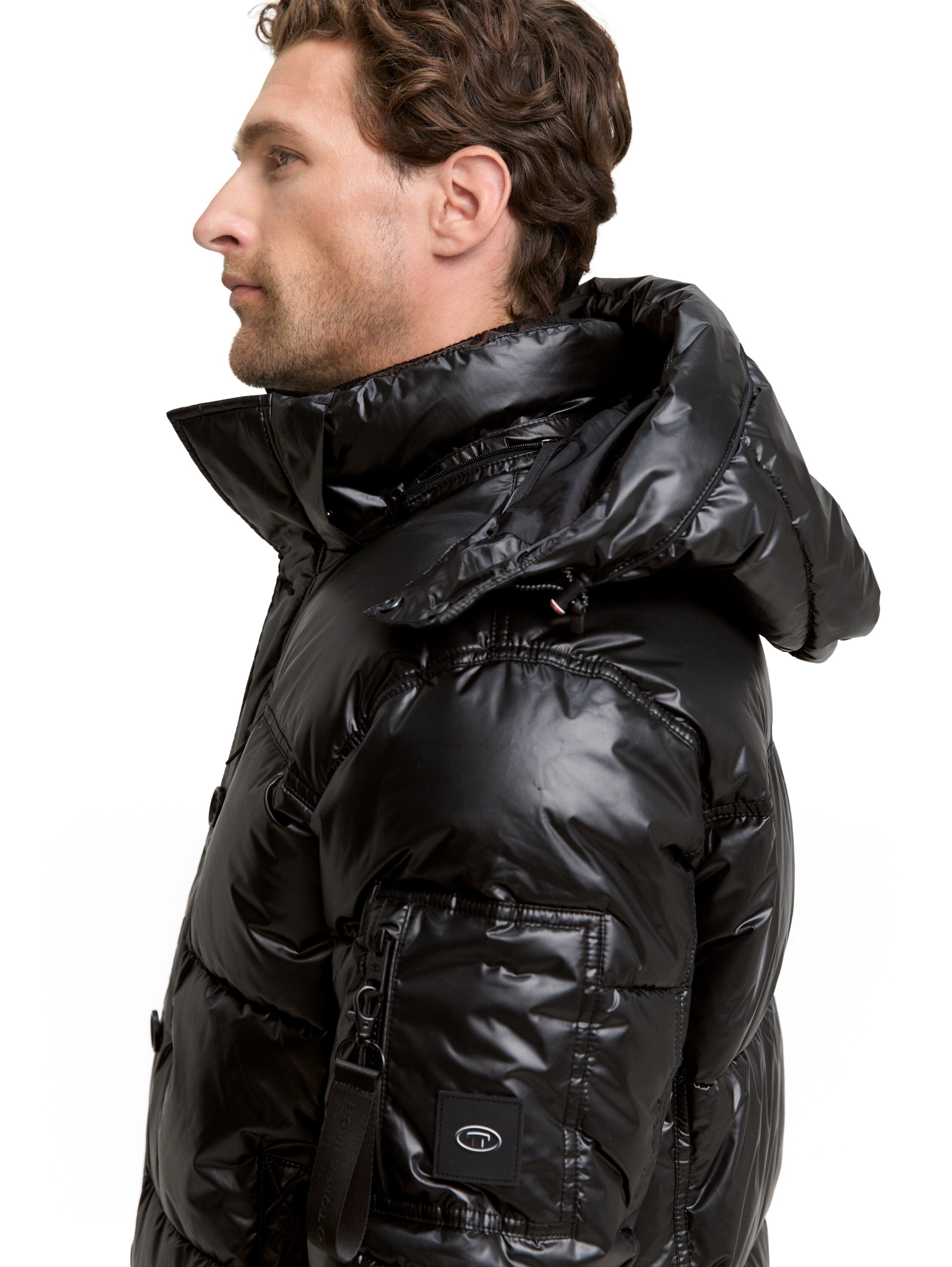 TOM TAILOR Steppjacke, mit Kapuze, mit Kapuze