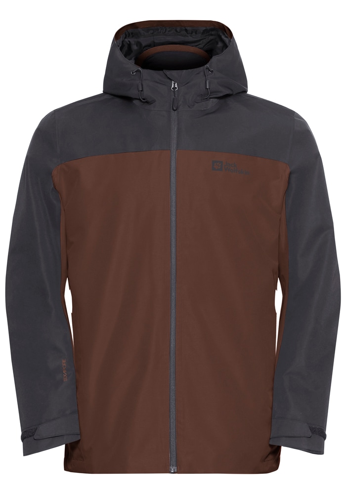 Jack Wolfskin 3-in-1-Funktionsjacke »MOONRISE 3IN1 JKT W«, mit Kapuze, 3in1, atmungsaktiv, Übergangsjacke