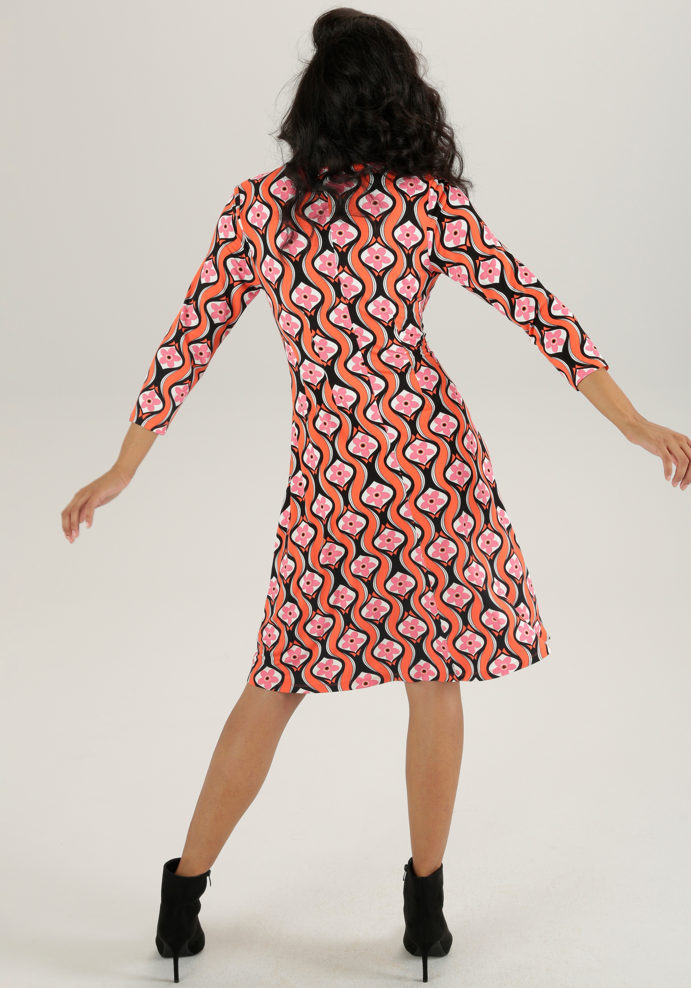 Aniston SELECTED Jerseykleid, mit Knopfleiste