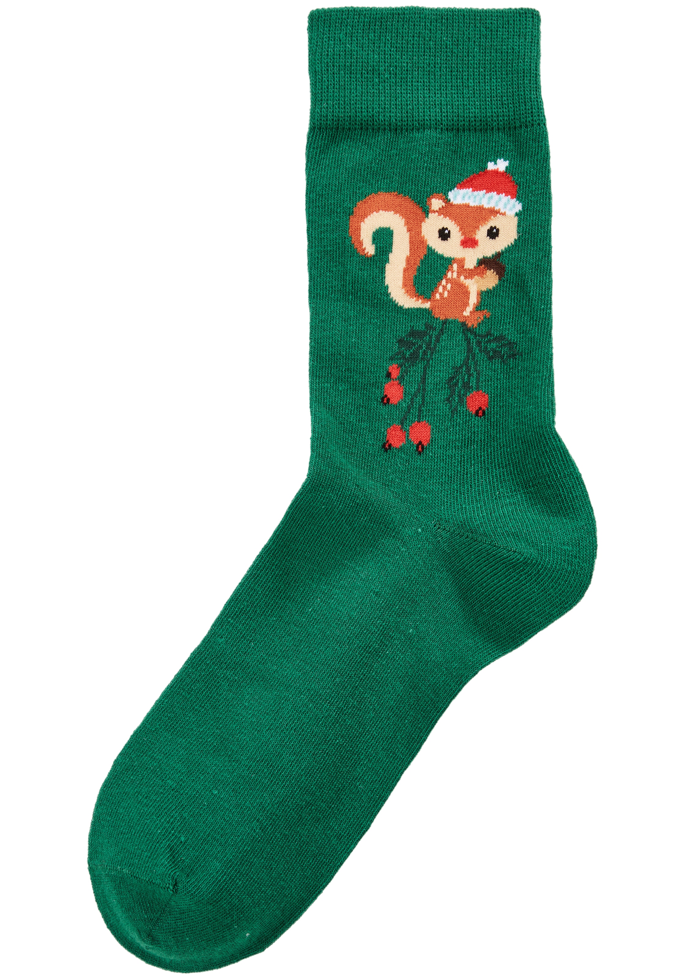 H.I.S Freizeitsocken »Damen Weihnachtssocken« Packung, 3 Paar tlg. mit lustigen Motiven