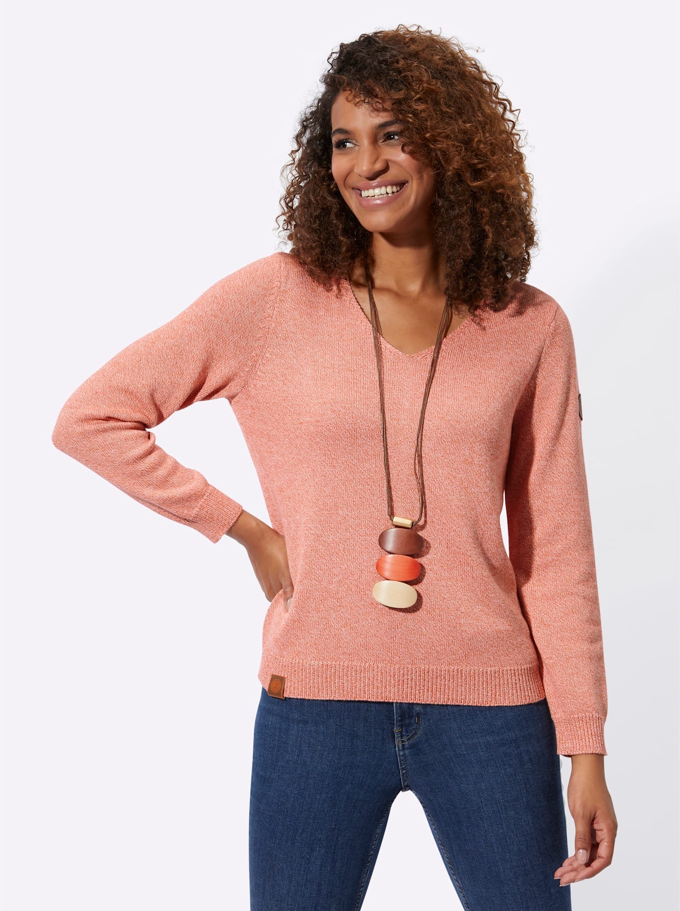 Casual Looks V-Ausschnitt-Pullover »Pullover«