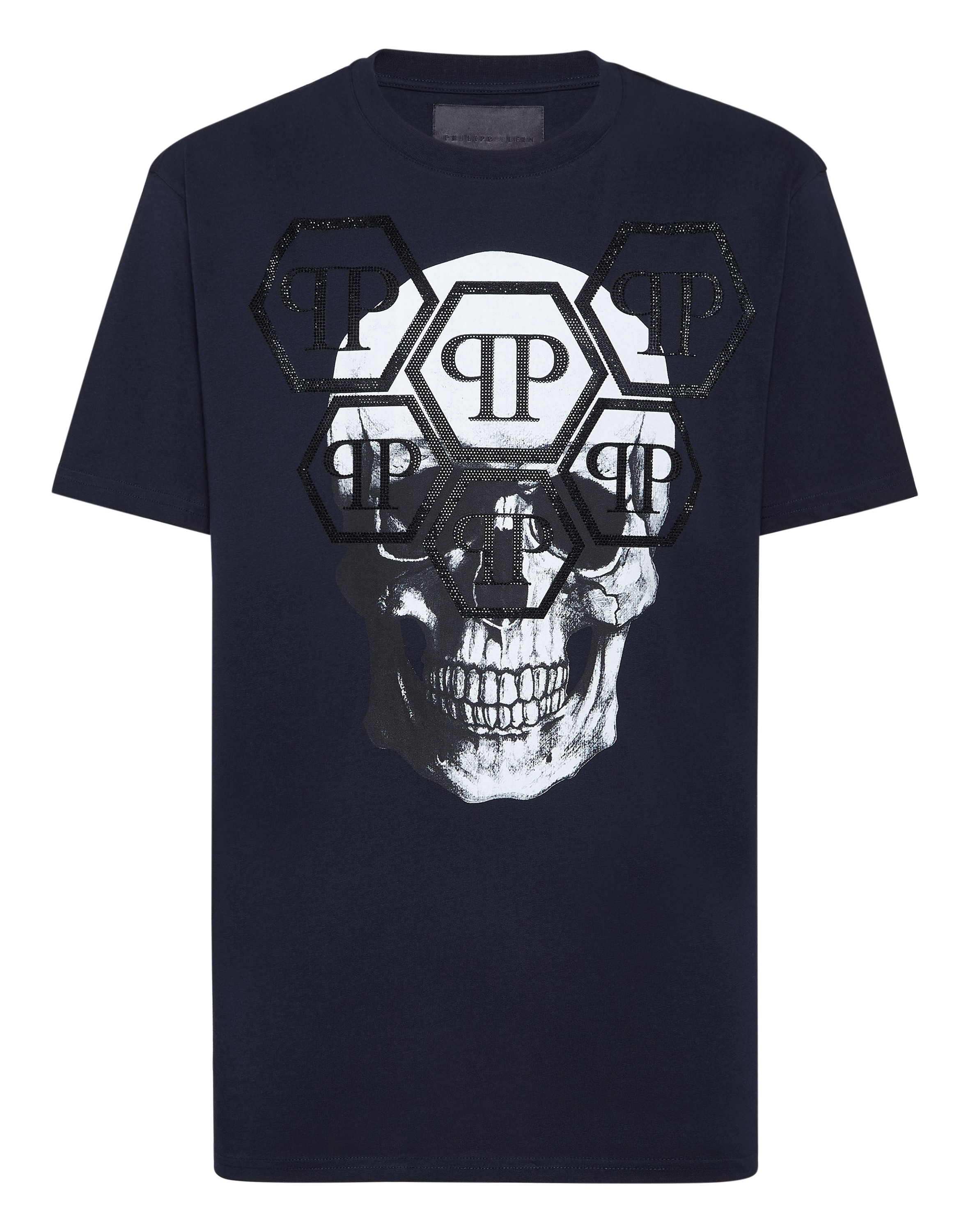 PHILIPP PLEIN T-Shirt "Skull Mit Schmucksteinen" günstig online kaufen