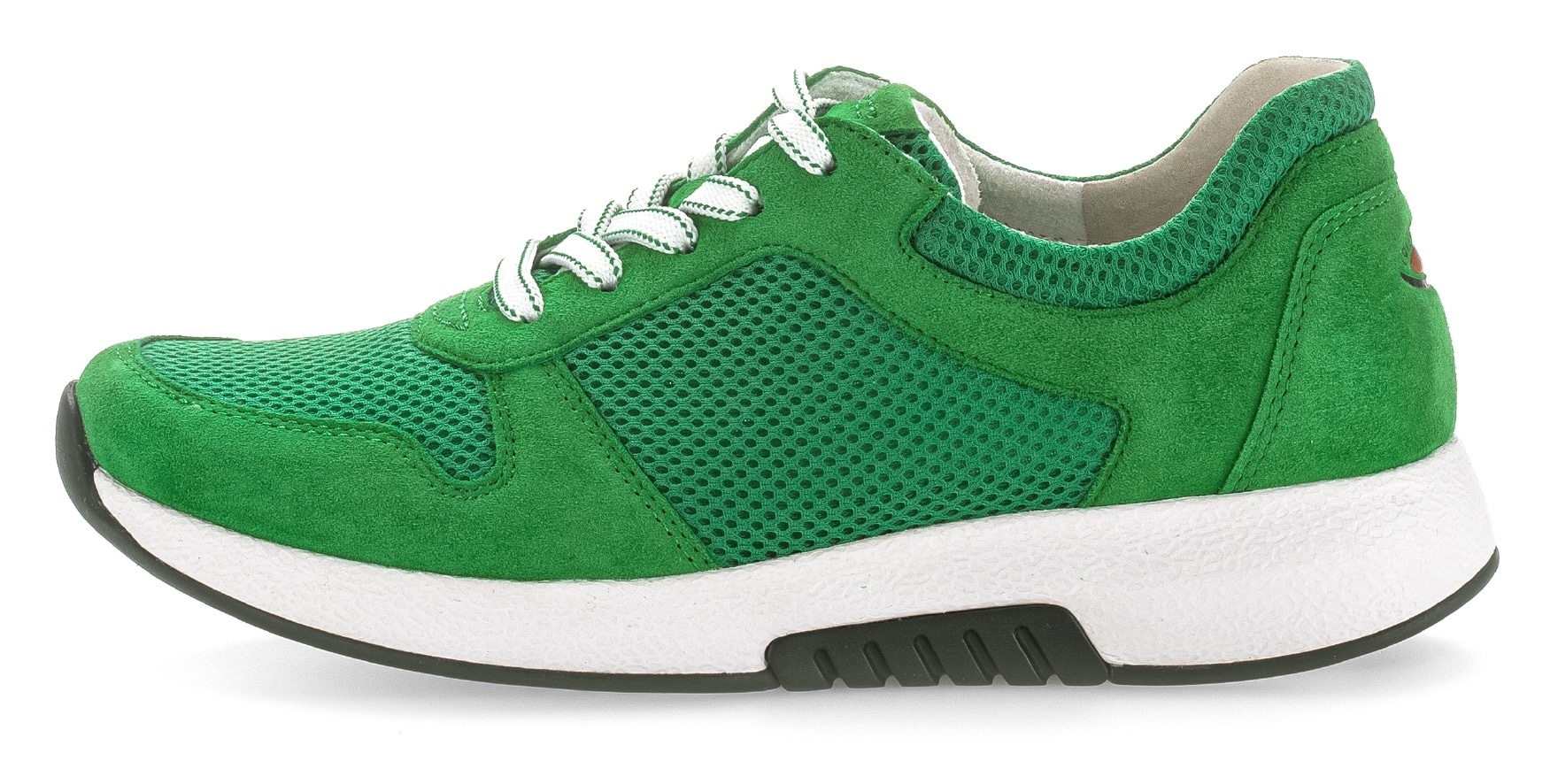 Gabor Rollingsoft Keilsneaker, Freizeitschuh, Halbschuh, Schnürschuh mit OPTIFIT-Wechselfußbett