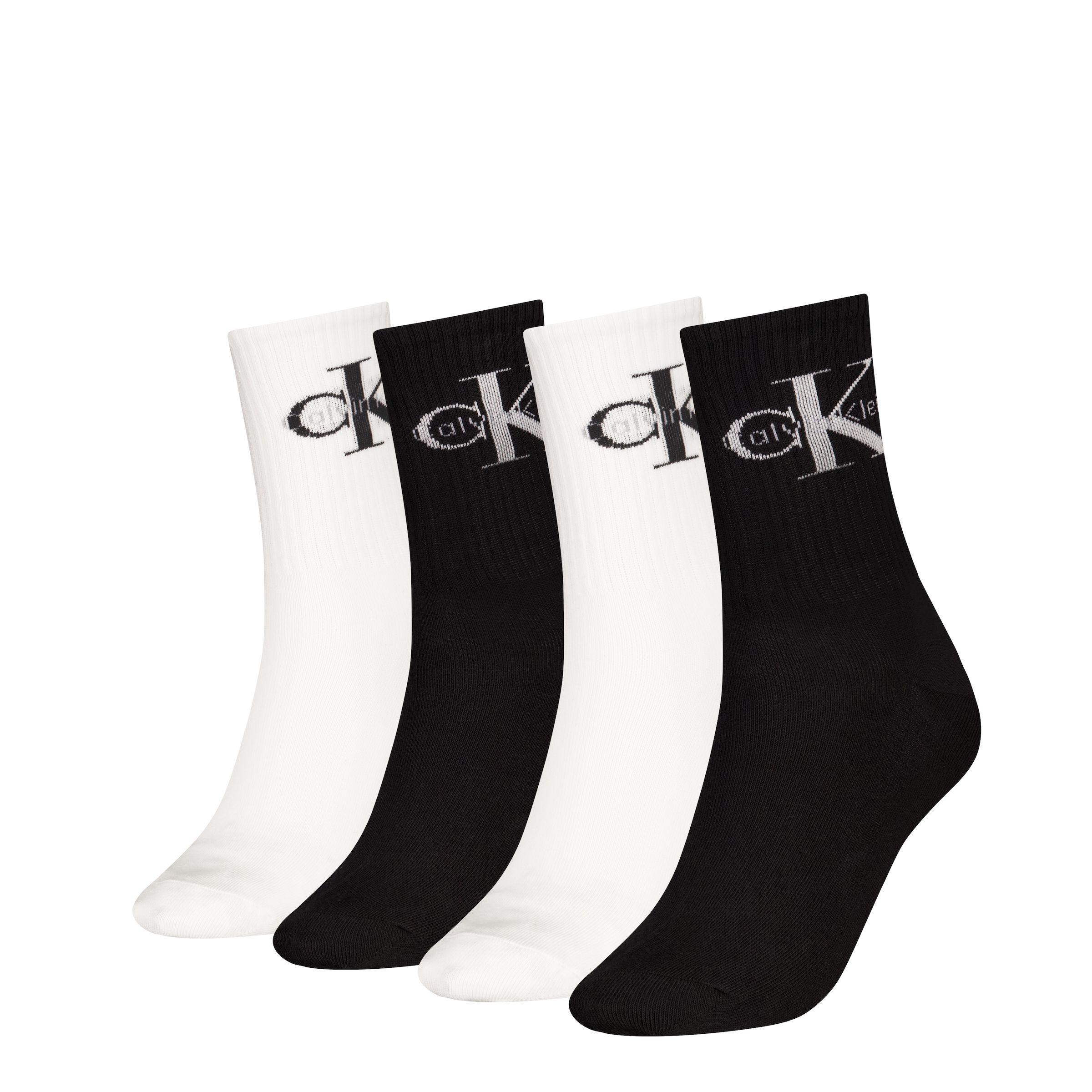 Calvin Klein Jeans Socken "CKJ WOMEN SOCK 4P GIFTBOX MONOLOGO", (4er Pack) günstig online kaufen
