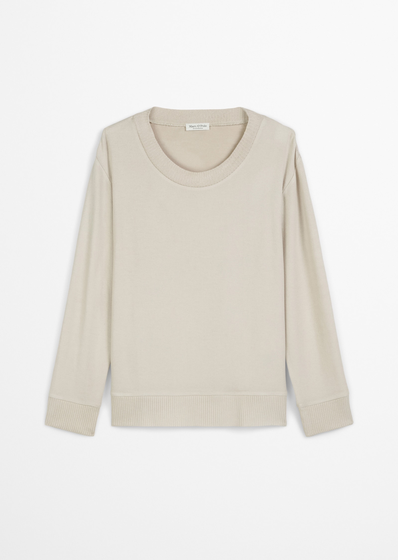 Marc O'Polo Langarmshirt »Soft Knit«, Rundhals-Ausschnitt, Langarm, Modalmix, weich