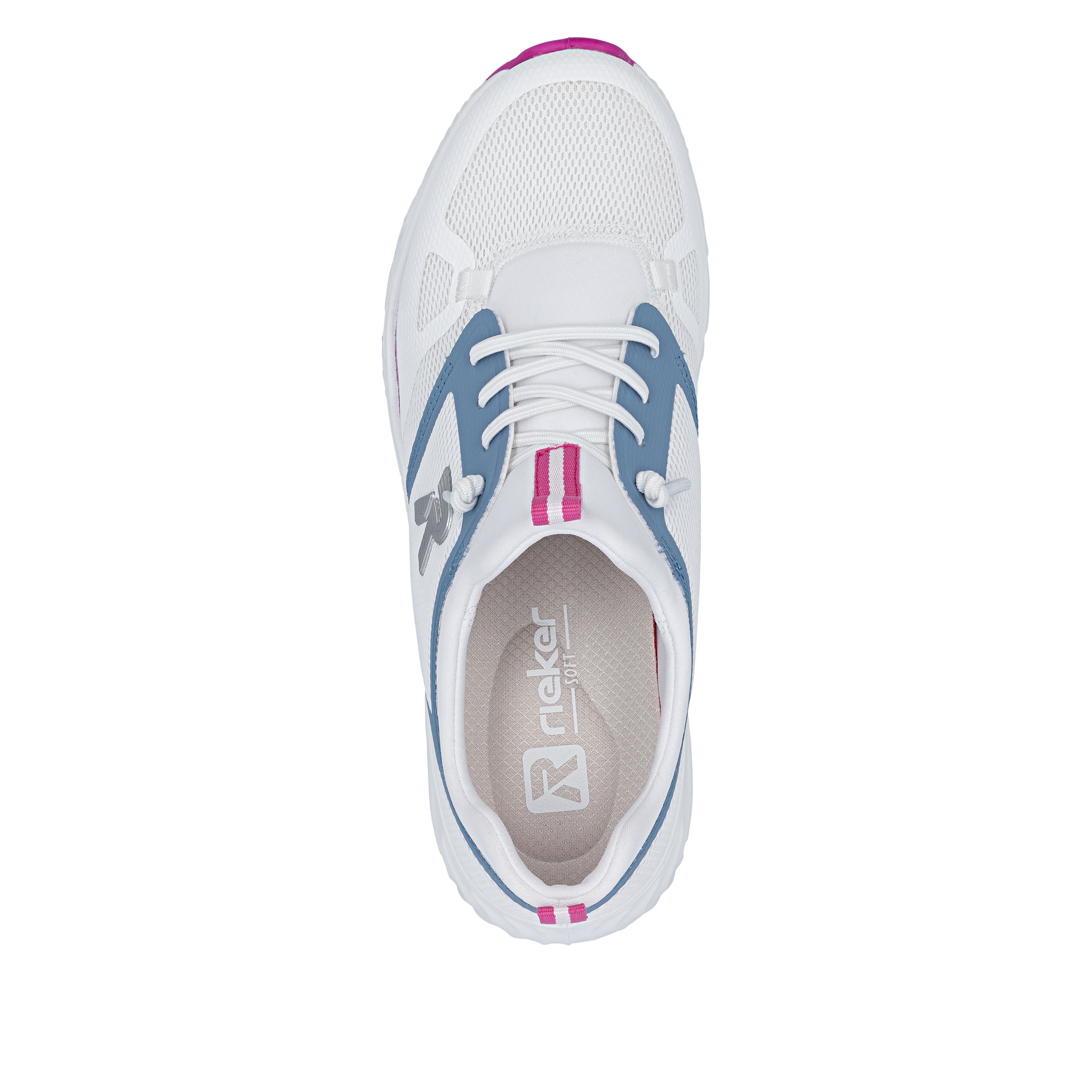 Rieker Slip-On Sneaker  Schlupfschuh, Freizeitschuh, Schnürschuh mit Gummizug