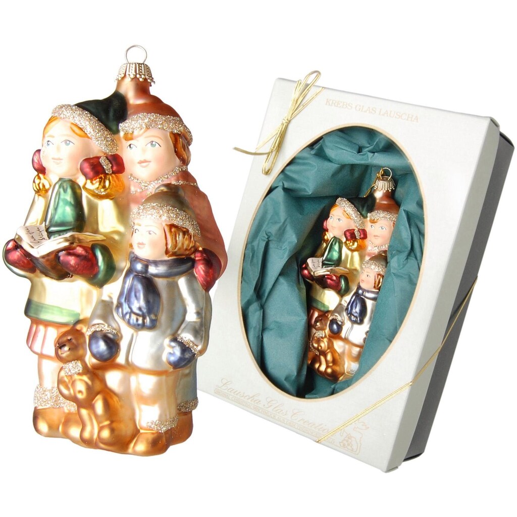 Krebs Glas Lauscha Christbaumschmuck »Viktorianische Kinder, Weihnachtsdeko, Christbaumschmuck«, (1 tlg.)