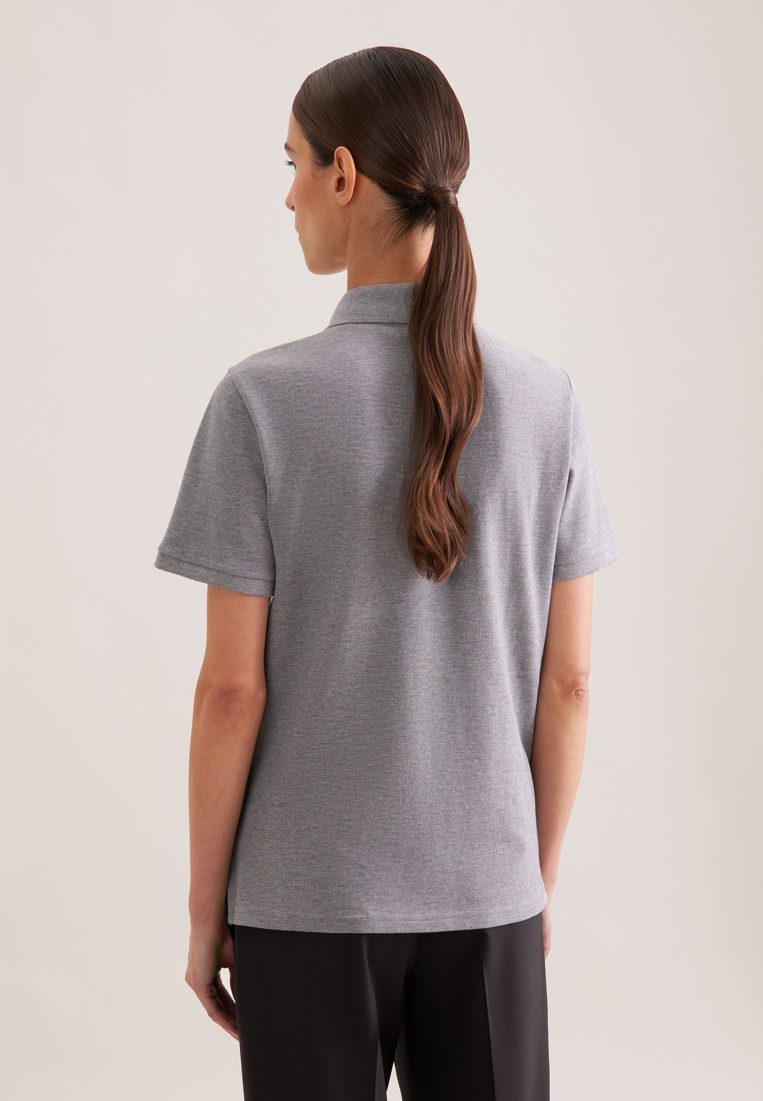 seidensticker Poloshirt "Schwarze Rose" Polo Uni günstig online kaufen