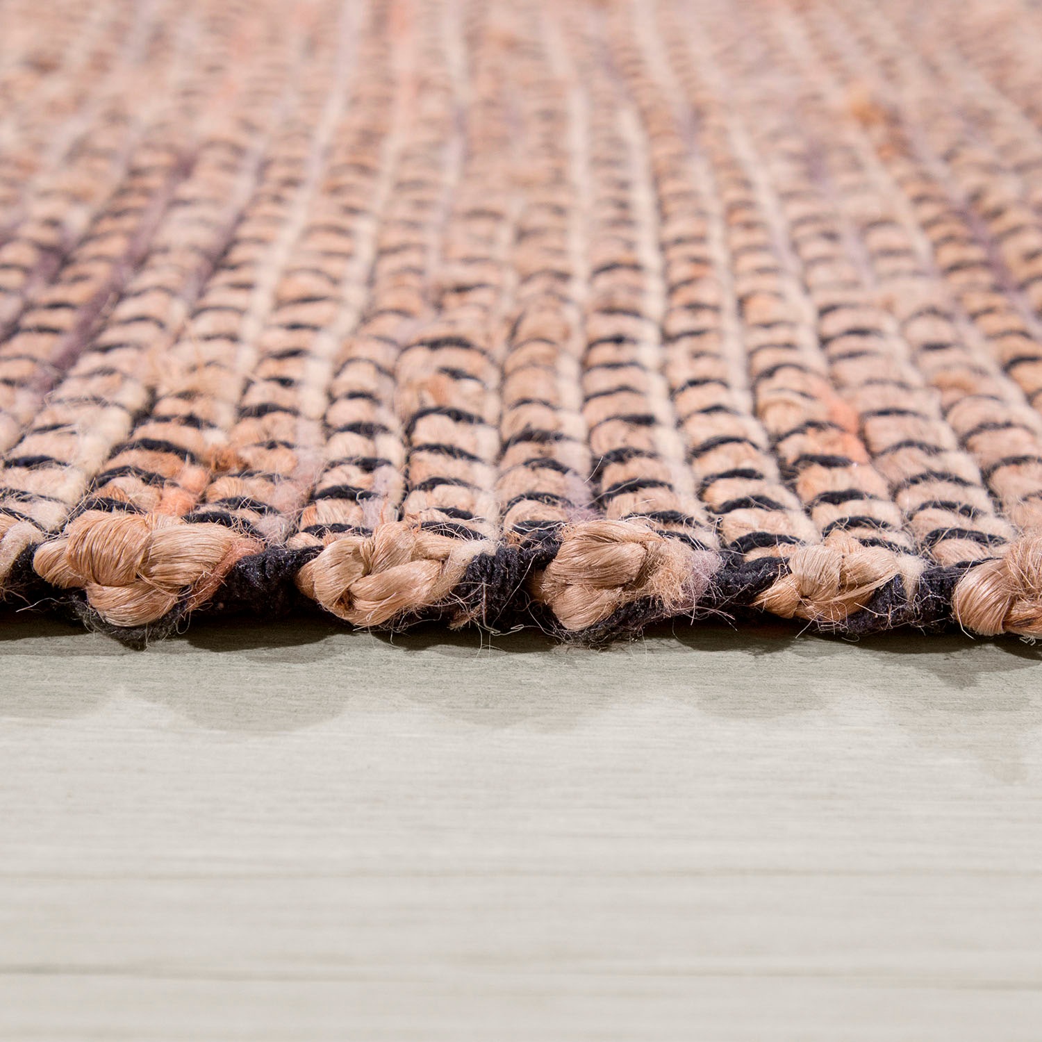 Teppich PACO HOME "Odense 684", beige, B:120cm H:13mm L:170cm, Baumwolle, Jute, Wolle, Teppiche, Teppich, handgewebter Wendeteppich, Jute & Wolle, meliert, Wohnzimmer 3