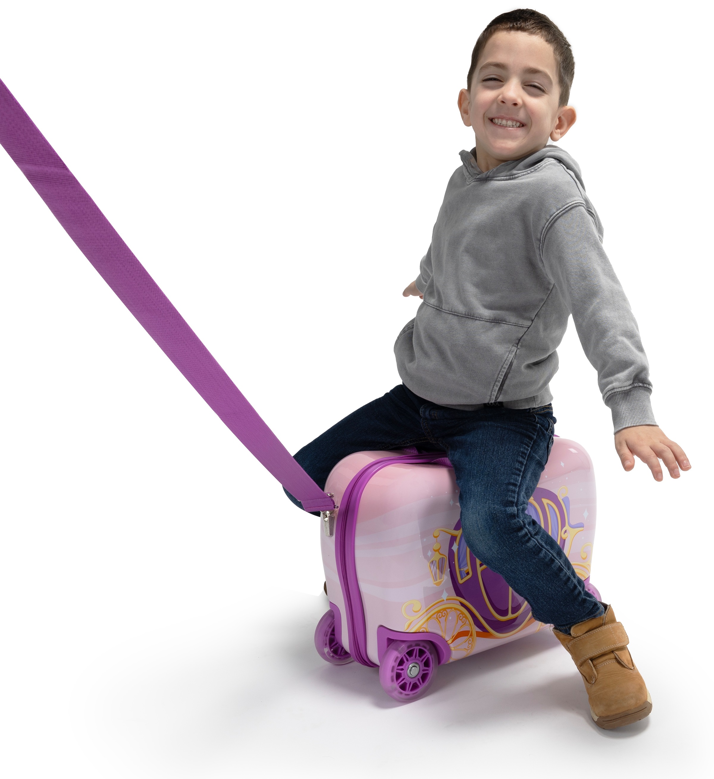 Heys Kinderkoffer »Kinderkoffer Heys Kids Ride-On Luggage«, 4 Rollen, Kindertrolley, Kinderreisegepäck, Königliche Kutsche, Handgepäck
