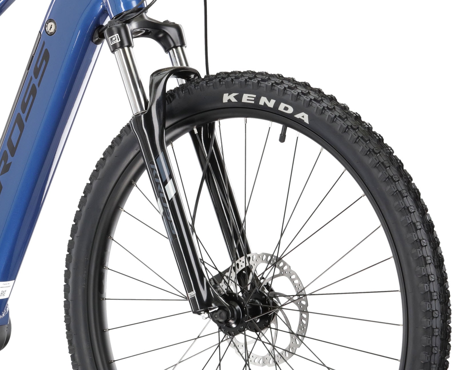 Kross E-Bike »E-MTB Hexagon Boost 3.0 29 Zoll blau«, 8 Gang, Shimano, ACERA M360, Mittelmotor 250 W