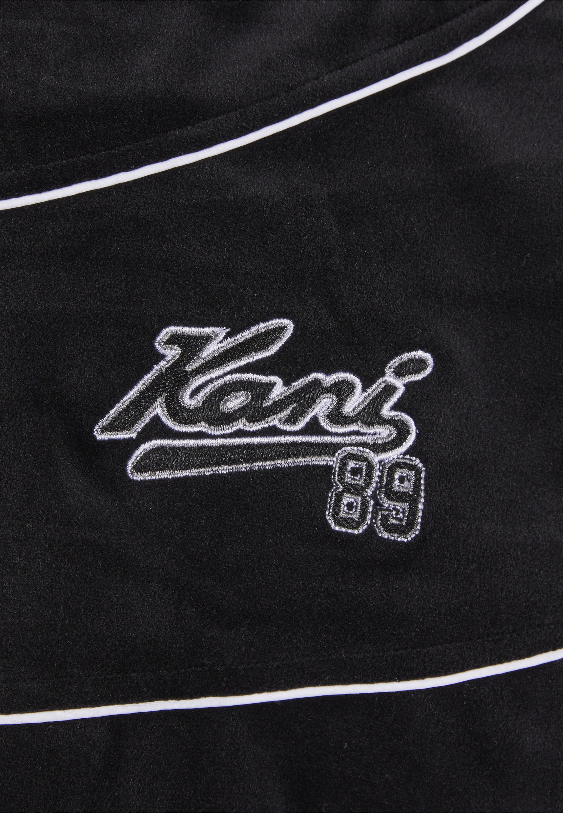Karl Kani Trainingsjacke »Karl Kani Kani Varsity Velours Trackjacket« 1 Stk. tlg. ohne Kapuze