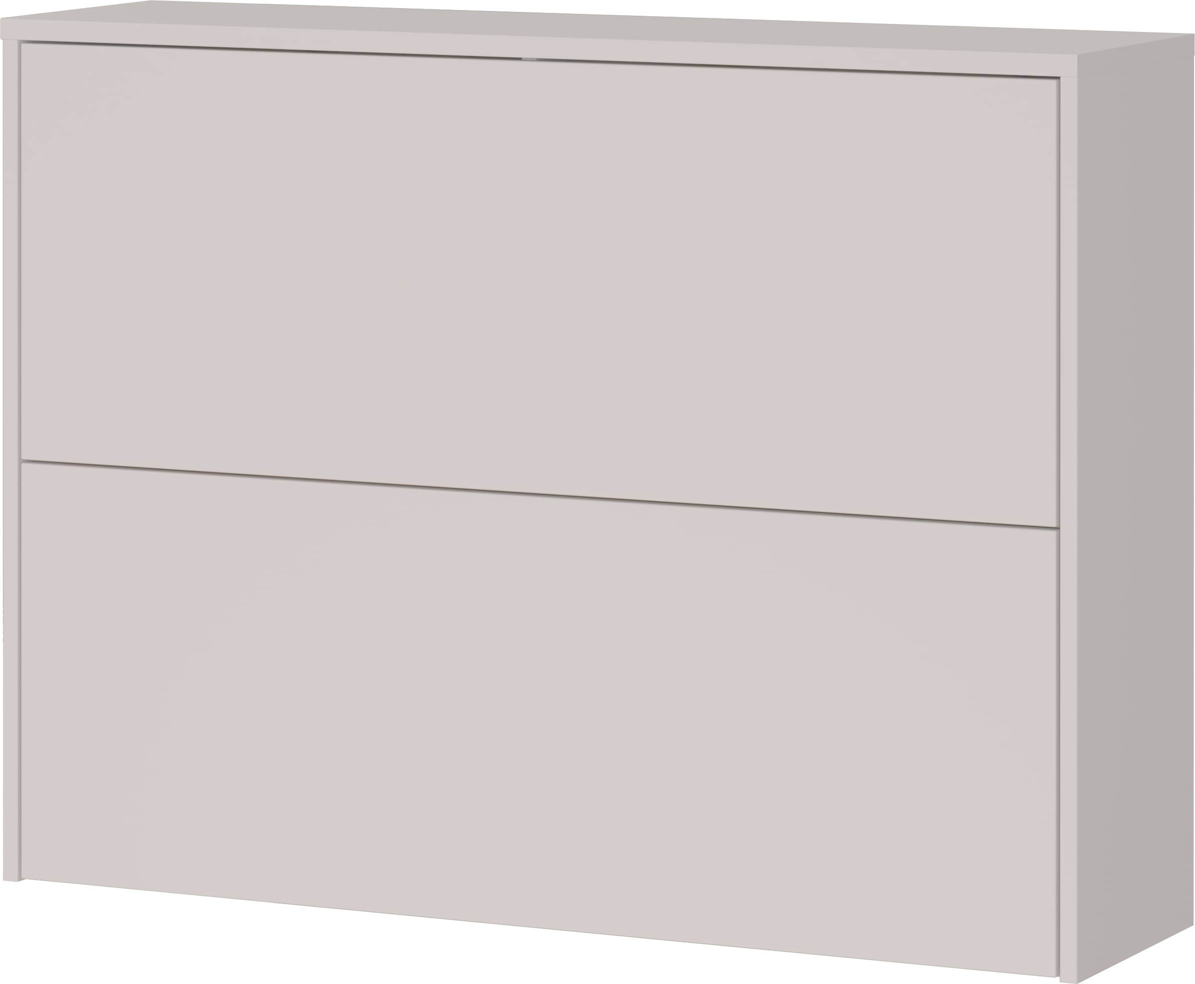 GERMANIA Hängeschuhschrank "Binetto" 1 Stk. tlg. Schuhklapper, für schmale Flure, T: 27cm, Soft-close, verstellb. Böden
