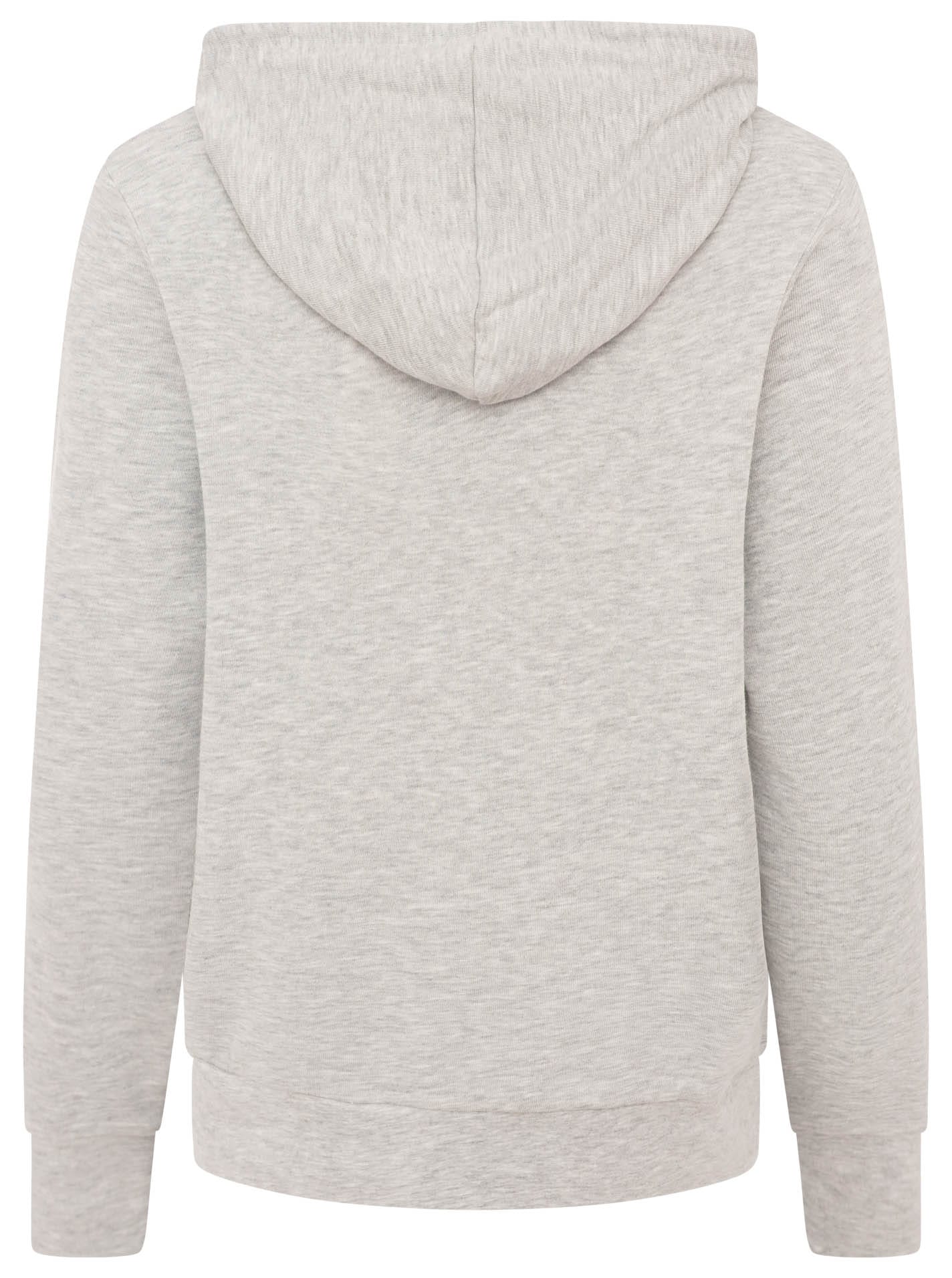 Zwillingsherz Kapuzensweatjacke »"Feel Good Club"« Kapuze, zum Binden, Taschen, kleine Stickerei vorne