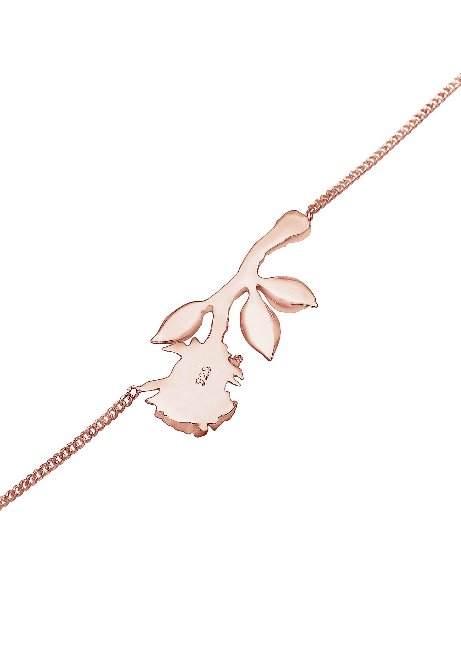 Elli Armband »Armband Rosen-Anhänger 925 Sterling Silber«